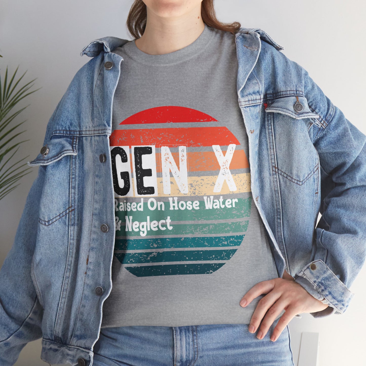 GEN X Raised On Hose Water & Neglect Tshirt Unisex Heavy Cotton