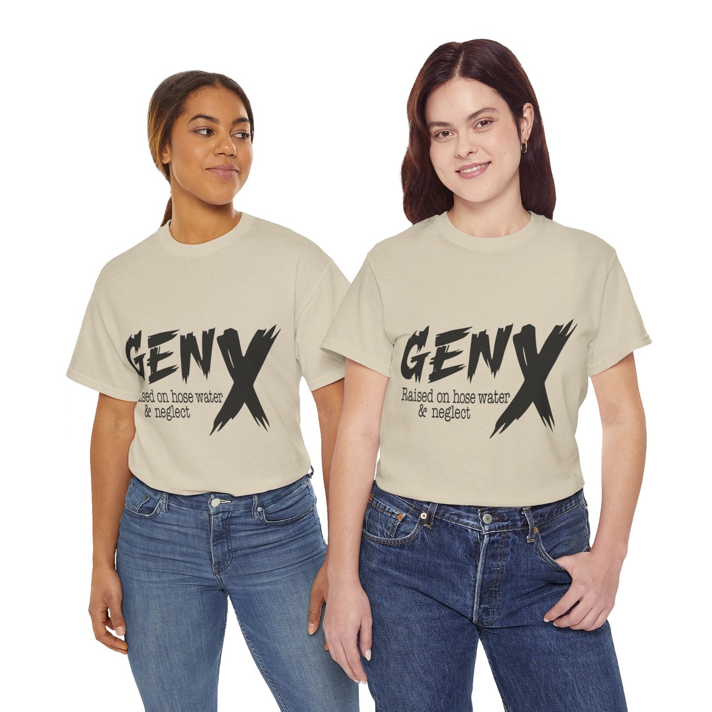GEN X Raised On Hose Water & Neglect Tshirt Unisex Heavy Cotton