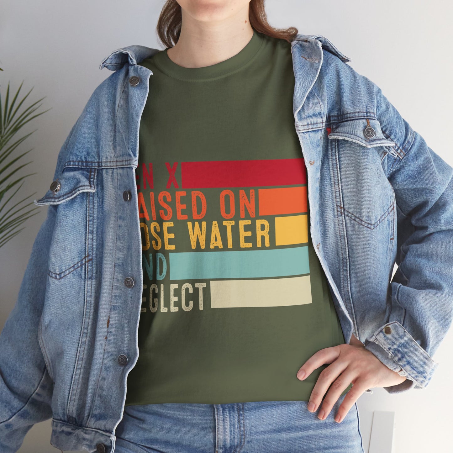 GEN X Raised On Hose Water & Neglect Tshirt Unisex Heavy Cotton