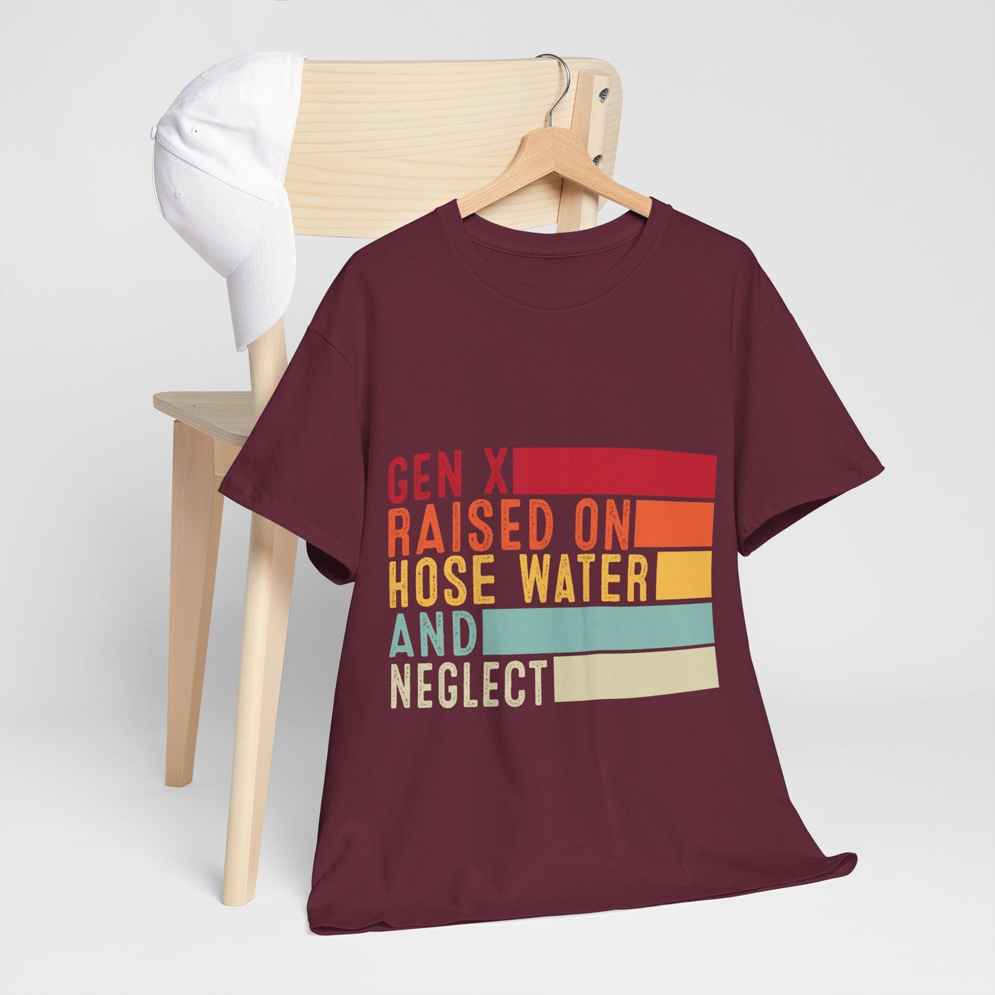 GEN X Raised On Hose Water & Neglect Tshirt Unisex Heavy Cotton