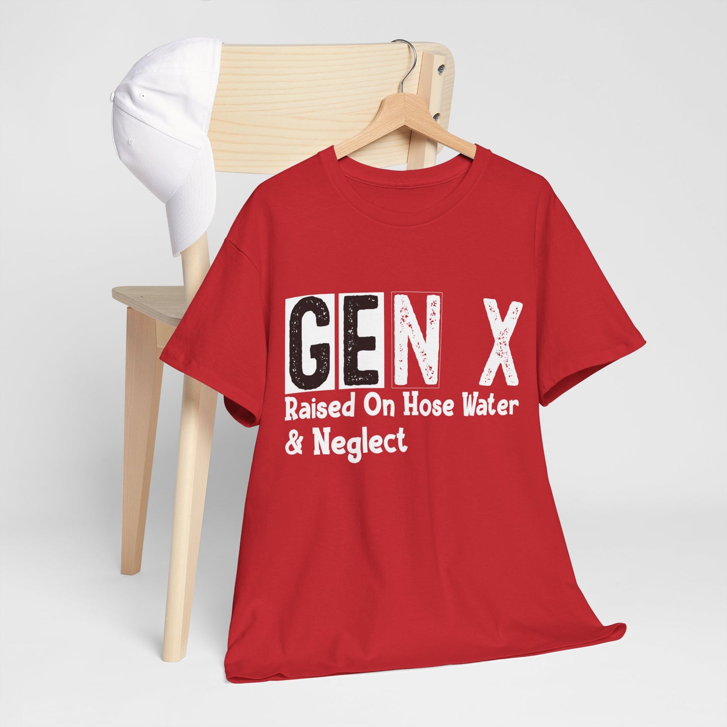 GEN X Raised On Hose Water & Neglect Tshirt Unisex Heavy Cotton