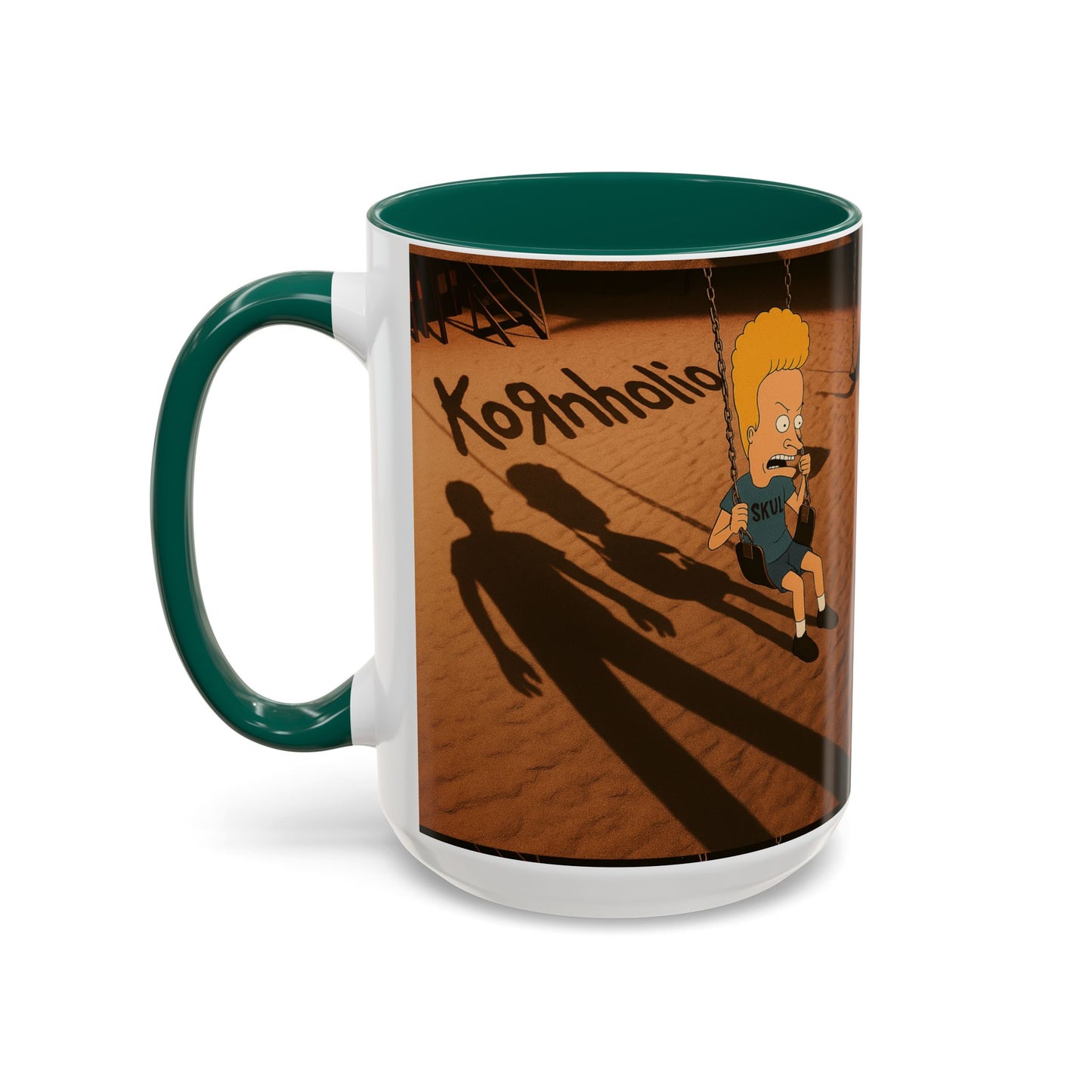 Kornholio 15 oz Coffee Mug Funny Nu Metal Cartoon Cup Multiple Colors