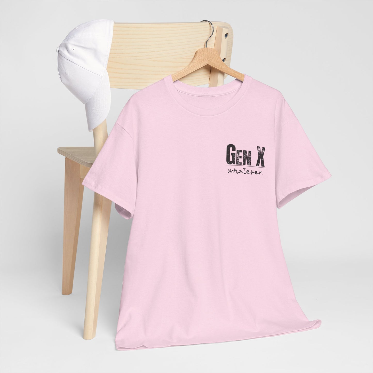 GEN X Definition Unisex Heavy Cotton T-Shirt Front & Back