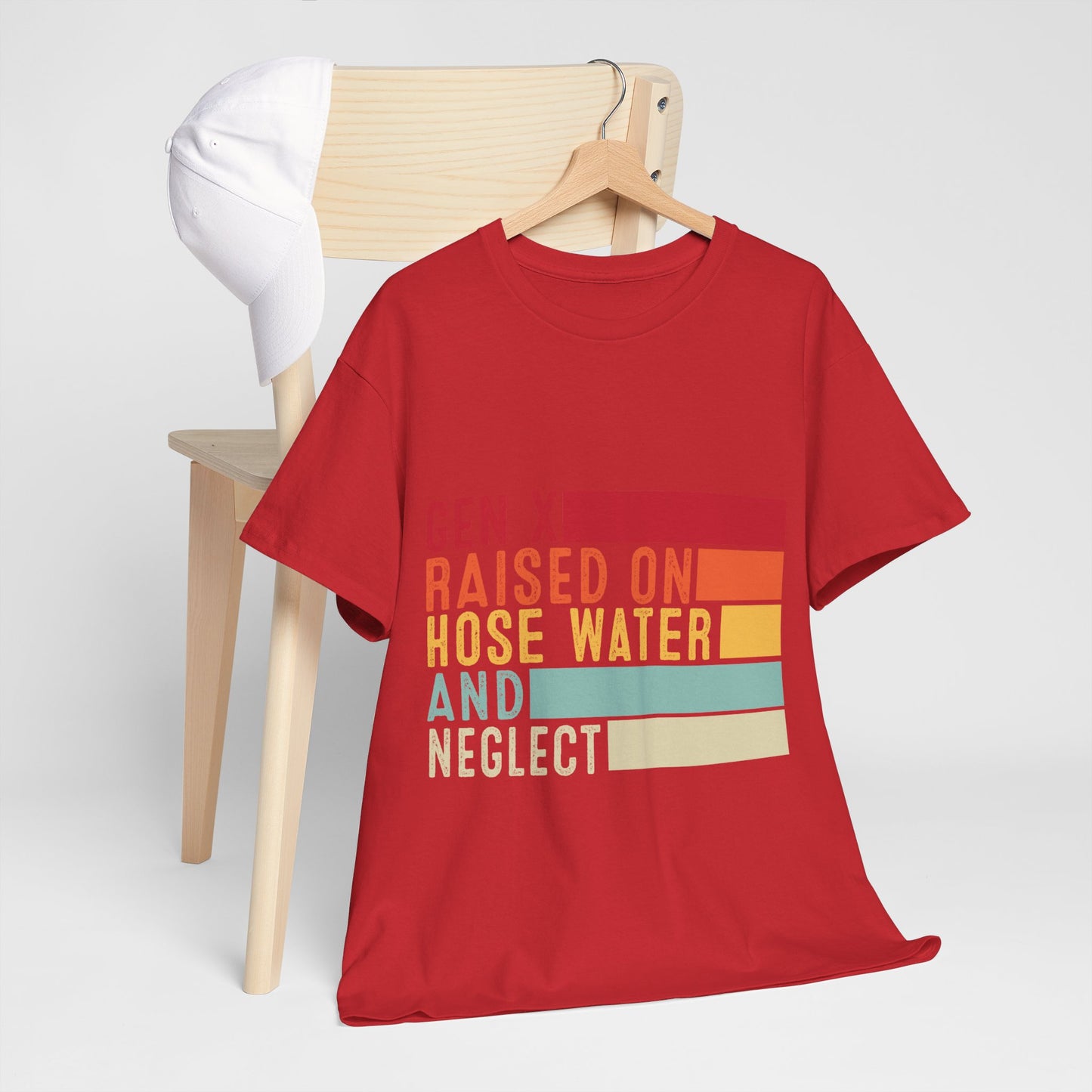 GEN X Raised On Hose Water & Neglect Tshirt Unisex Heavy Cotton