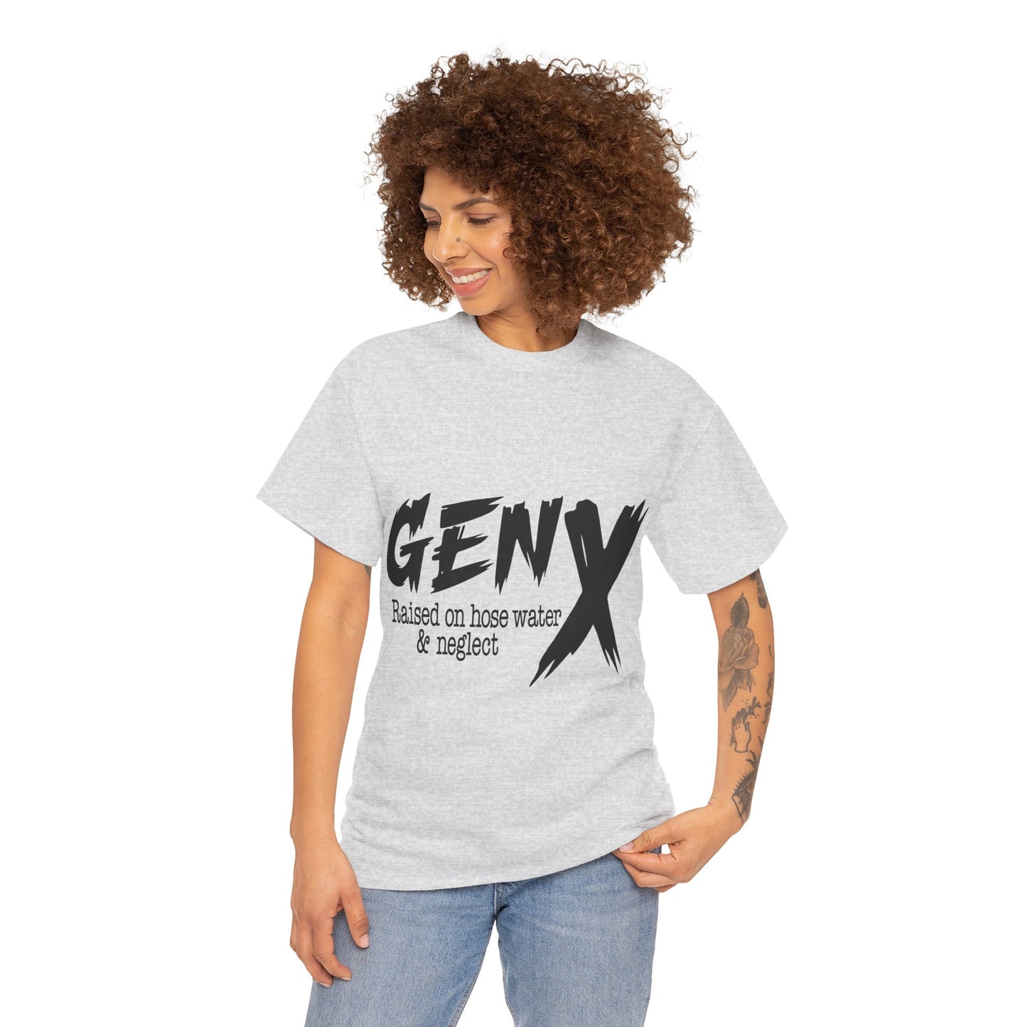 GEN X Raised On Hose Water & Neglect Tshirt Unisex Heavy Cotton