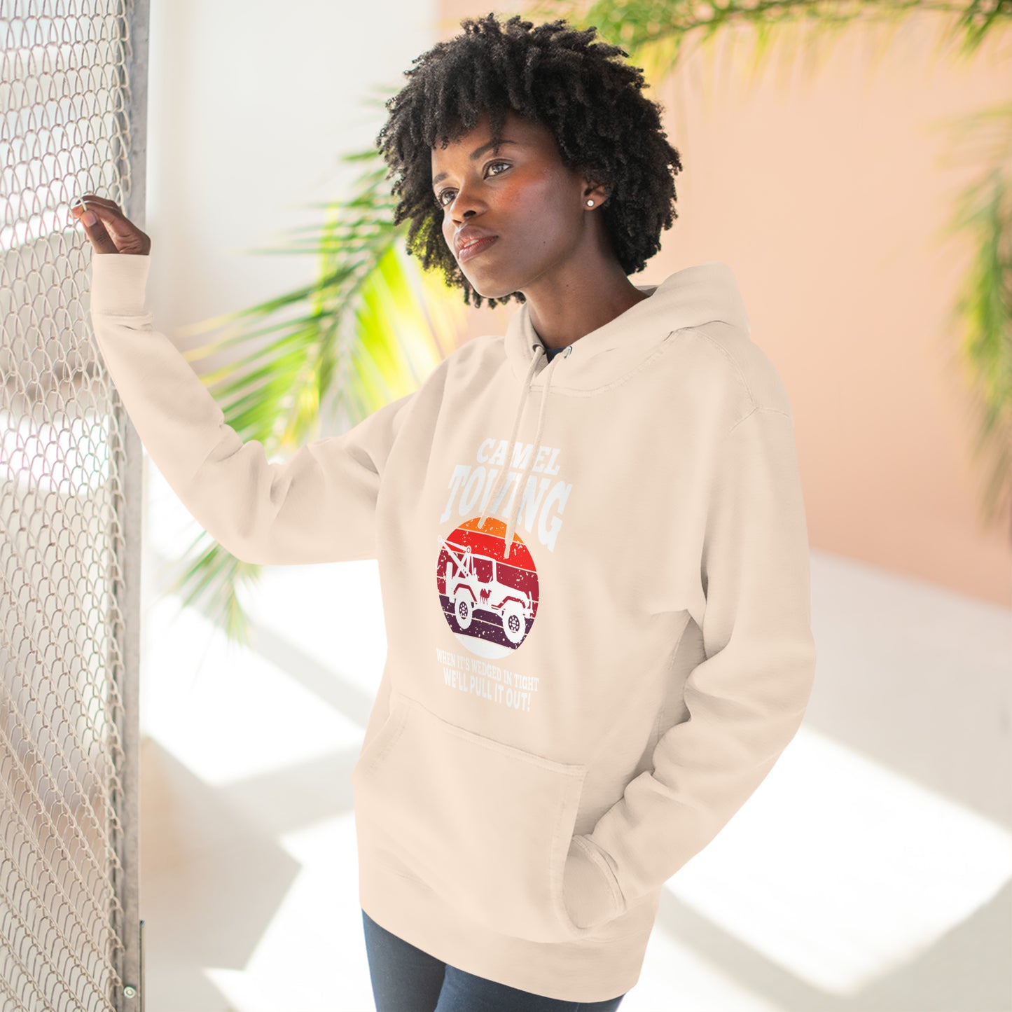 Camel Towing When its wedged in tight we'll pull it out Pull over Hoodie