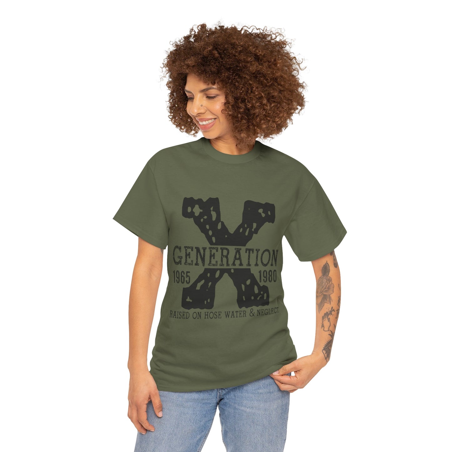 Copy of GEN X Raised On Hose Water & Neglect Tshirt Unisex Heavy Cotton