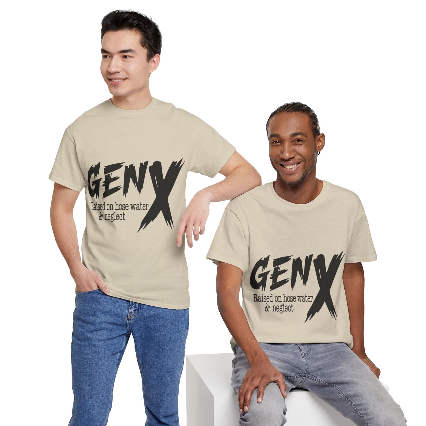 GEN X Raised On Hose Water & Neglect Tshirt Unisex Heavy Cotton