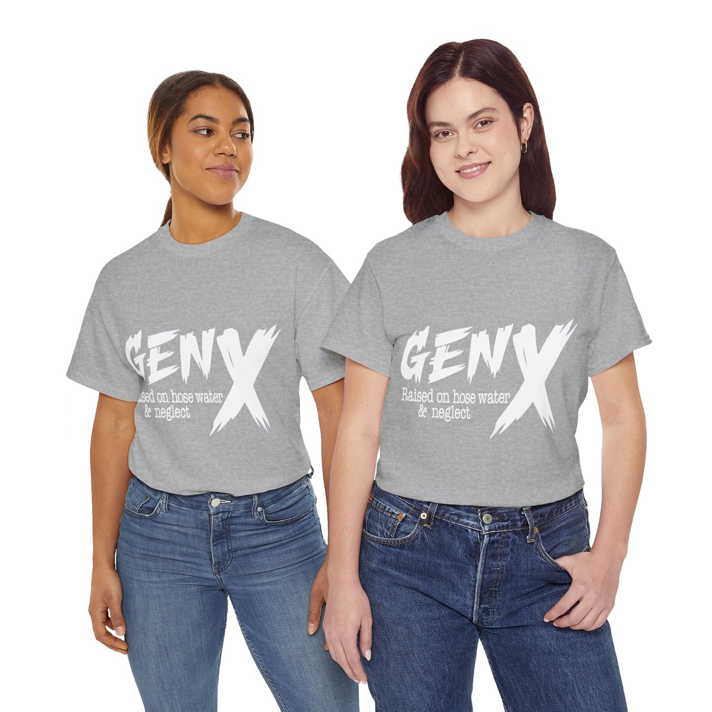 GEN X Raised On Hose Water & Neglect Tshirt Unisex Heavy Cotton
