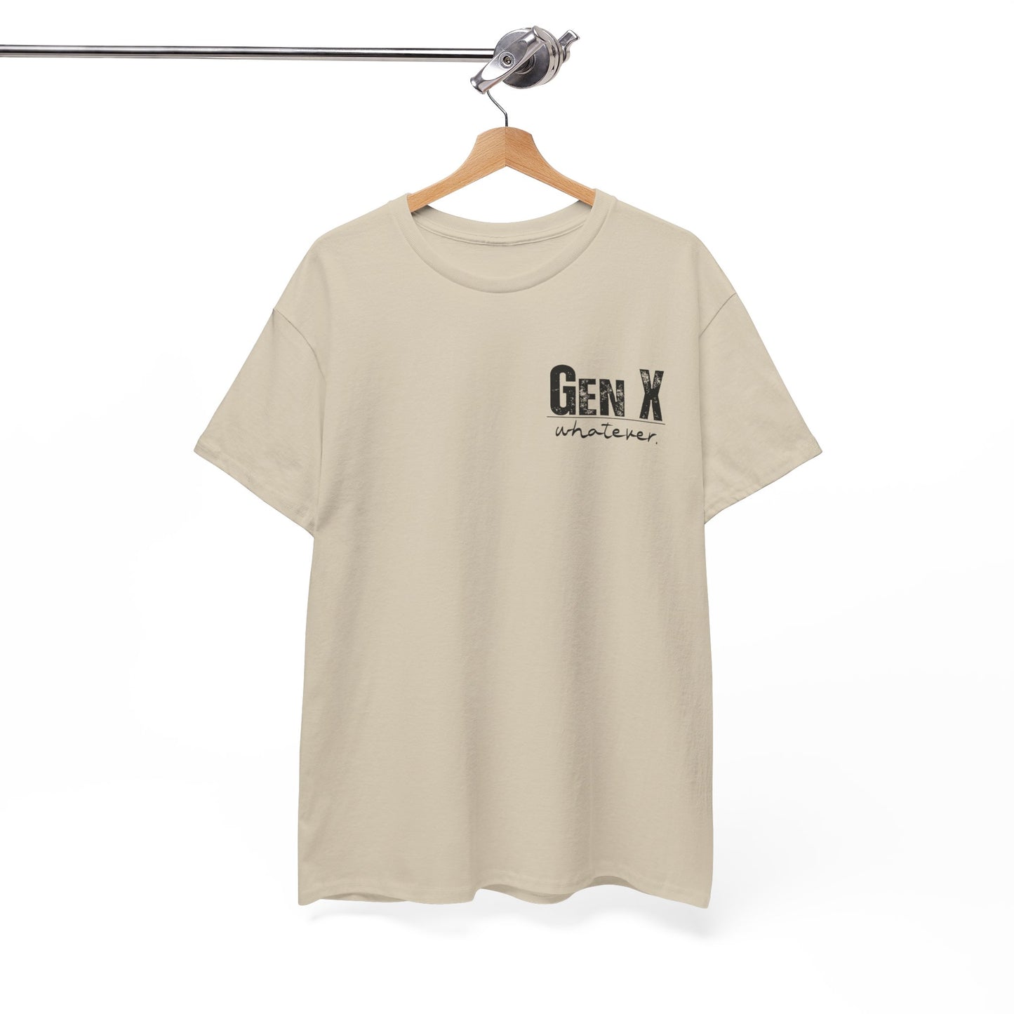 GEN X Definition Unisex Heavy Cotton T-Shirt Front & Back