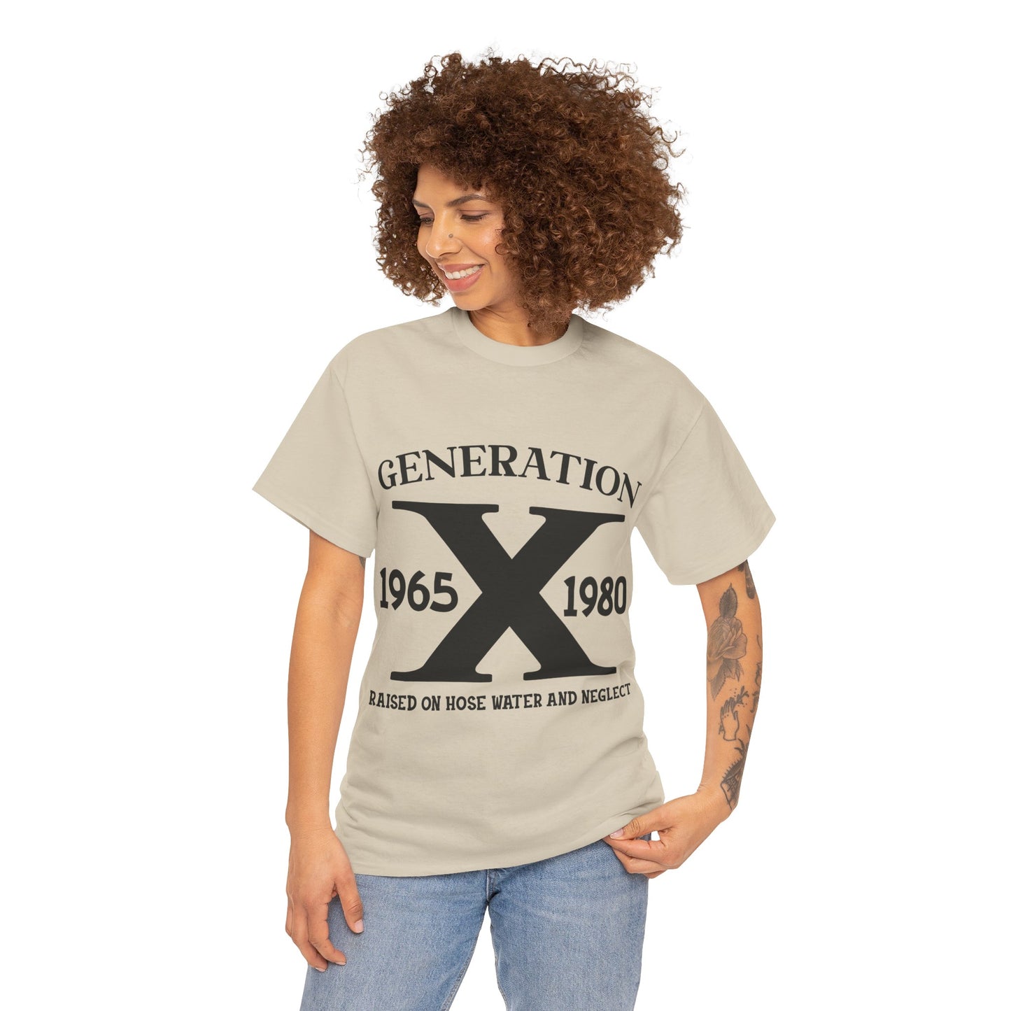GEN X Raised On Hose Water & Neglect Tshirt Unisex Heavy Cotton