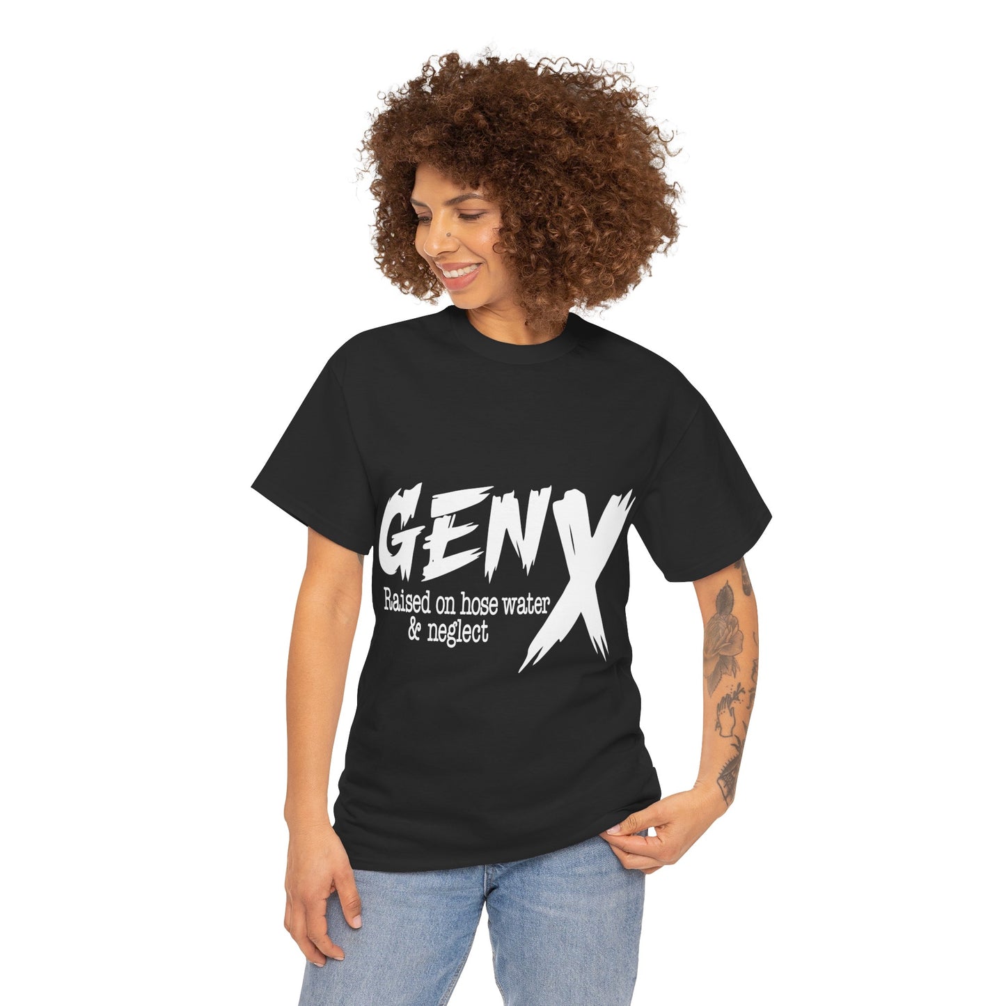 GEN X Raised On Hose Water & Neglect Tshirt Unisex Heavy Cotton