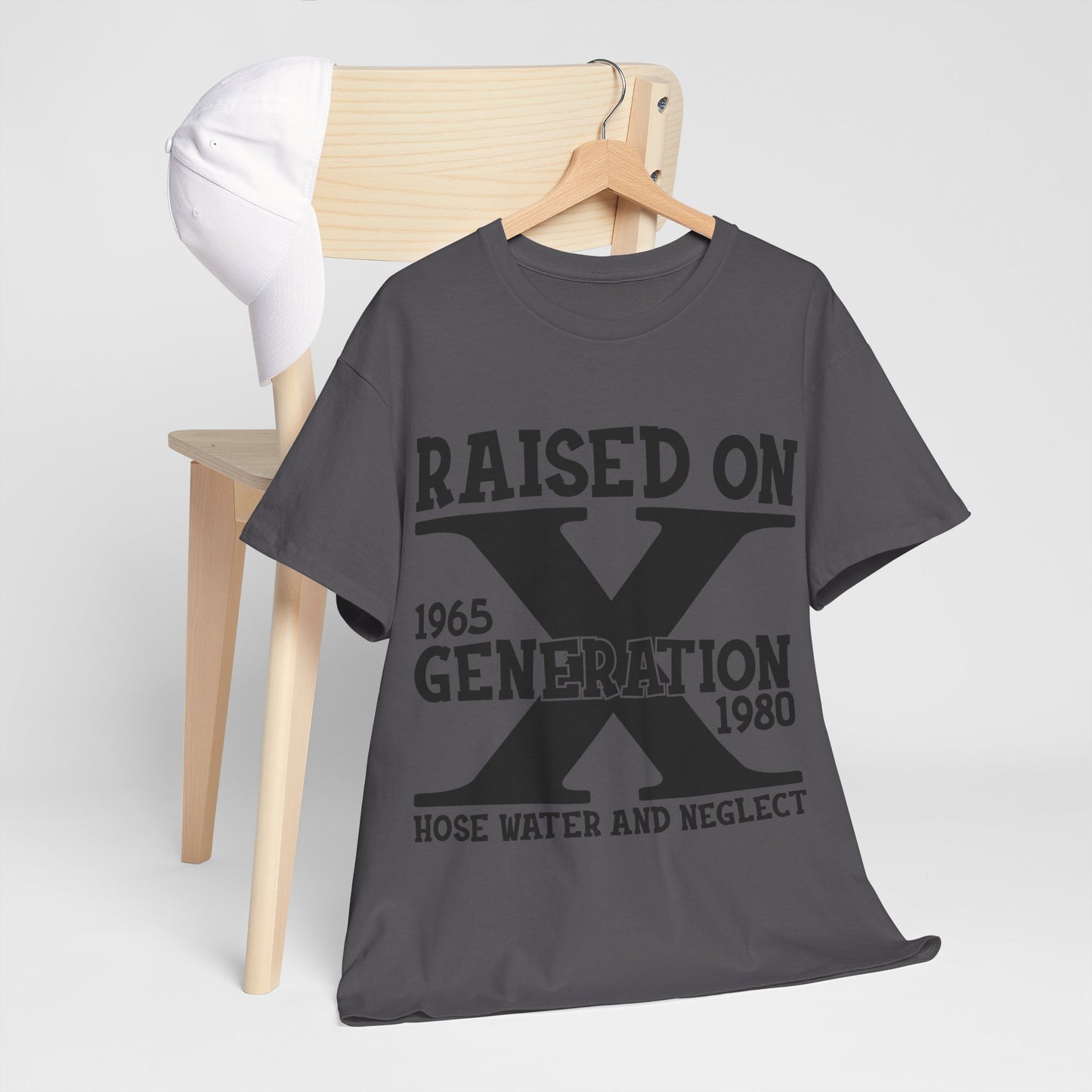 GEN X Raised On Hose Water & Neglect Tshirt Unisex Heavy Cotton