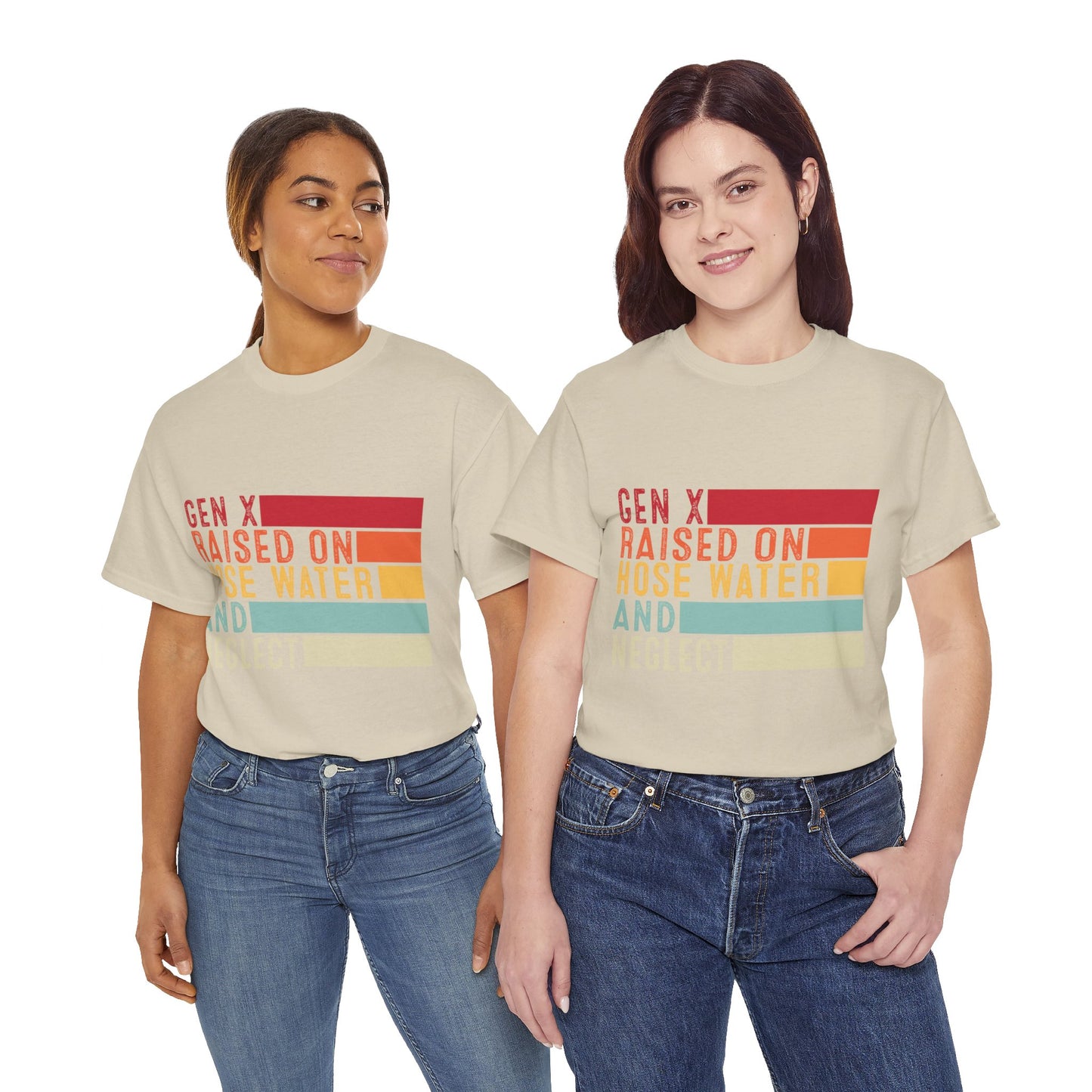 GEN X Raised On Hose Water & Neglect Tshirt Unisex Heavy Cotton