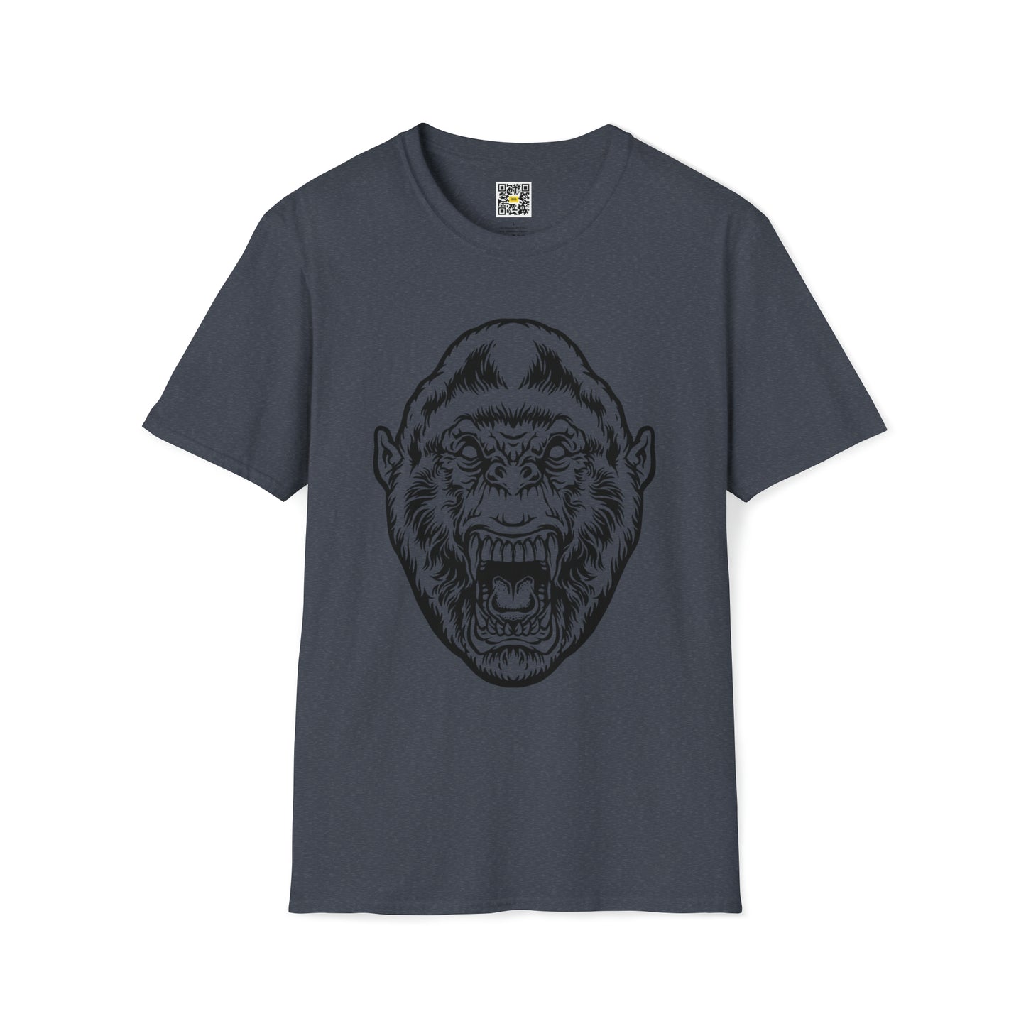 Angry Beast Gorilla Head T-Shirt Jungle Zoo Amazon Animals