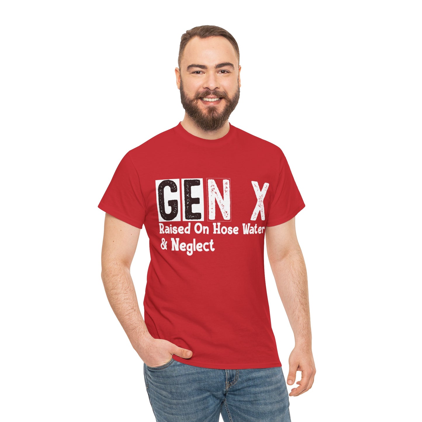 GEN X Raised On Hose Water & Neglect Tshirt Unisex Heavy Cotton