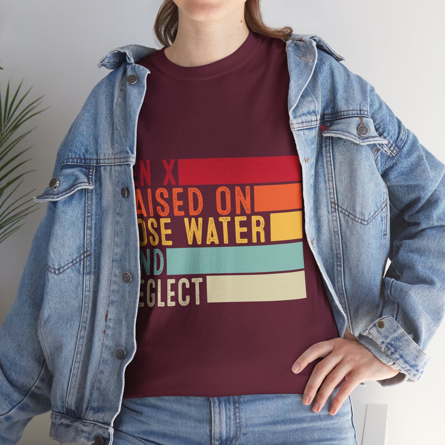 GEN X Raised On Hose Water & Neglect Tshirt Unisex Heavy Cotton