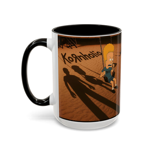 Kornholio 15 oz Coffee Mug Funny Nu Metal Cartoon Cup Multiple Colors