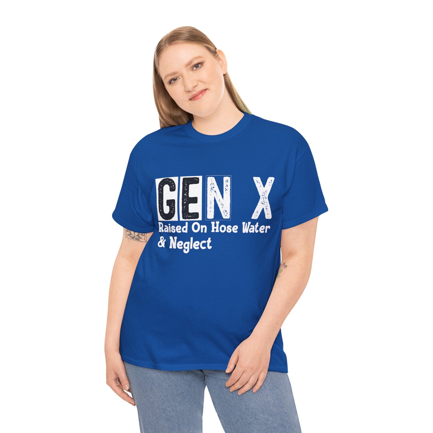 GEN X Raised On Hose Water & Neglect Tshirt Unisex Heavy Cotton