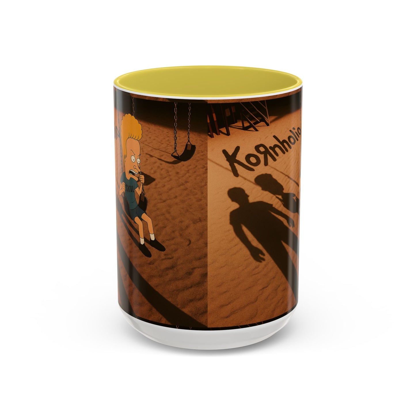 Kornholio 15 oz Coffee Mug Funny Nu Metal Cartoon Cup Multiple Colors