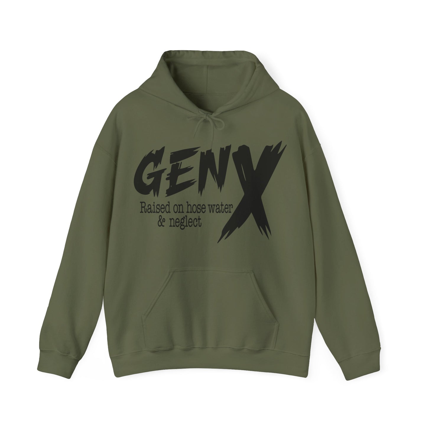 Gen X Raised on Hose Water & Neglect Unisex Heavy Blend™ Hooded Sweatshirt