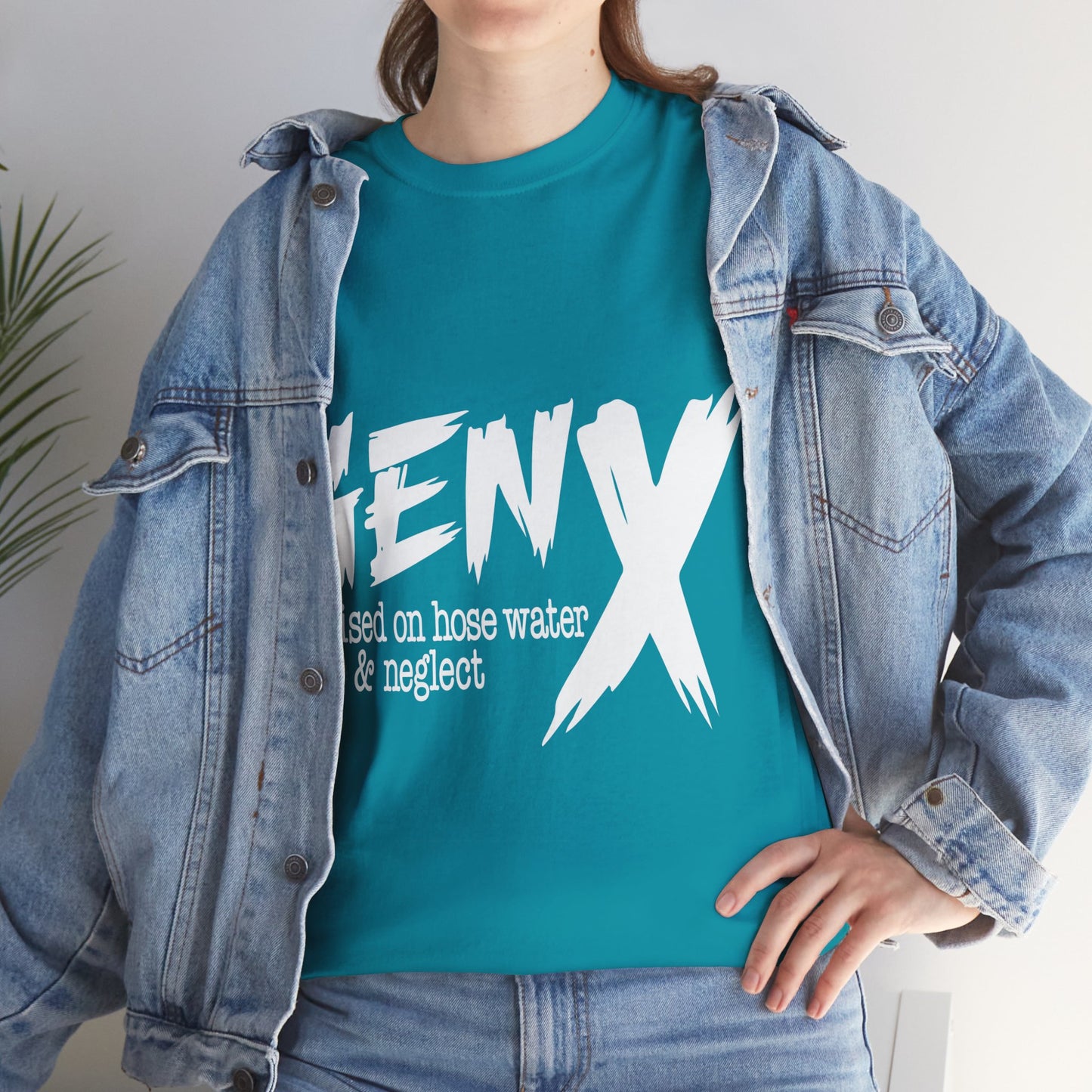 GEN X Raised On Hose Water & Neglect Tshirt Unisex Heavy Cotton