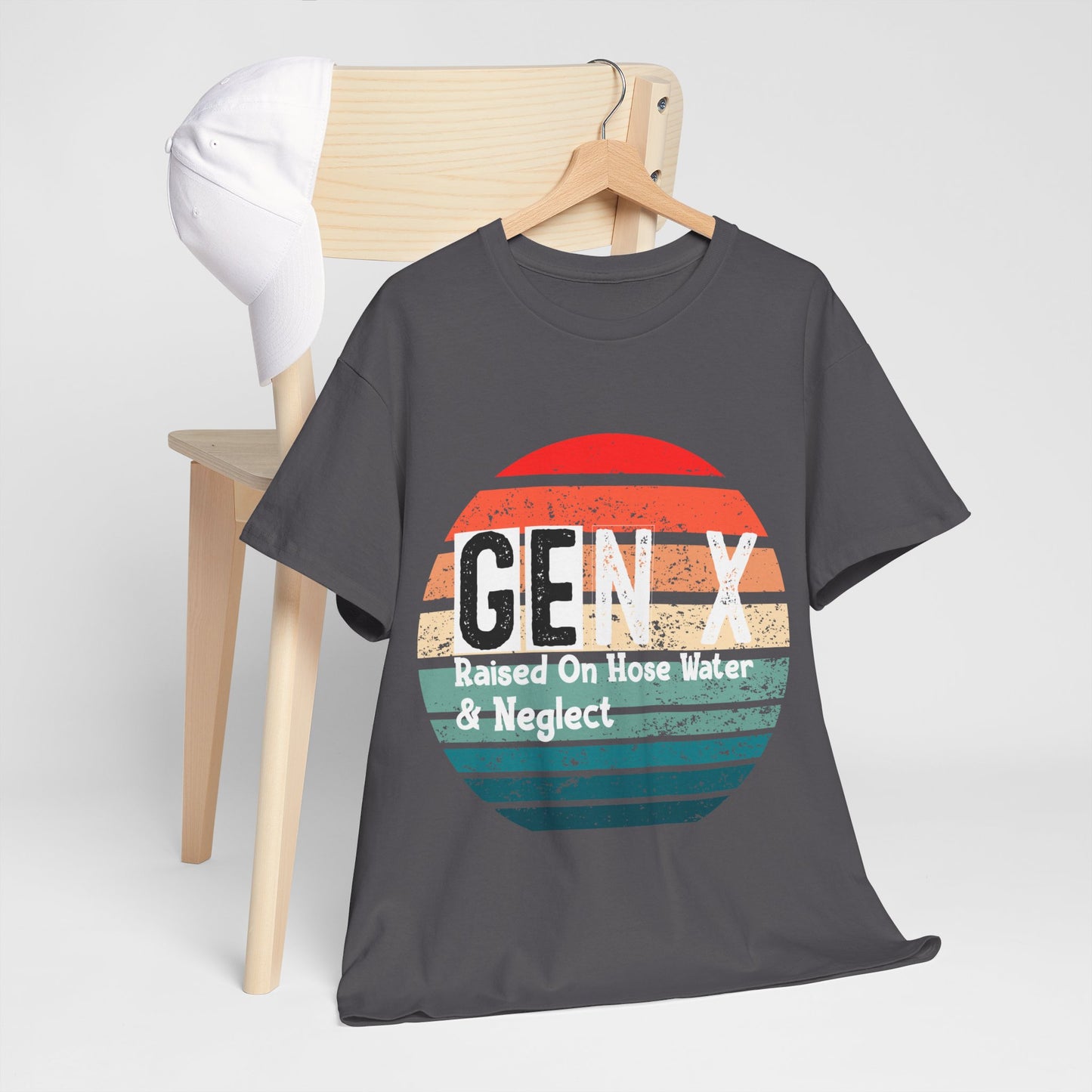 GEN X Raised On Hose Water & Neglect Tshirt Unisex Heavy Cotton