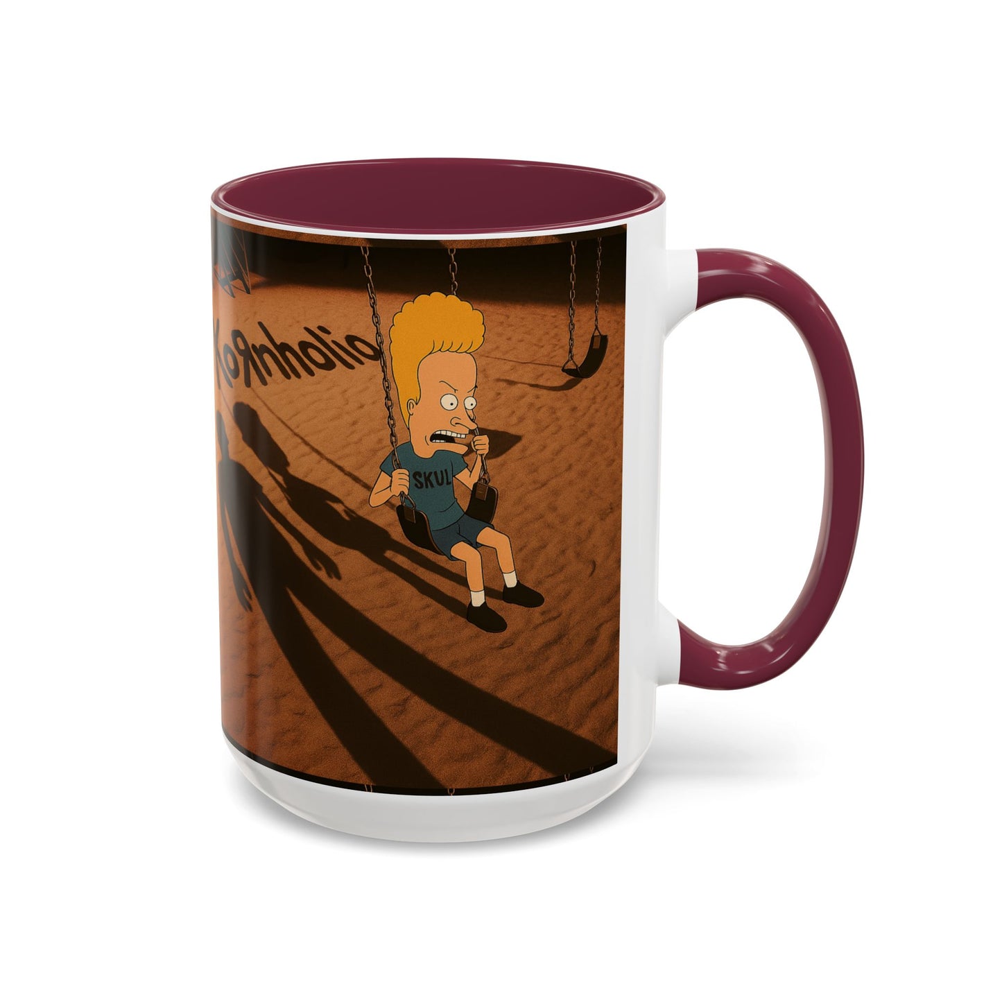 Kornholio 15 oz Coffee Mug Funny Nu Metal Cartoon Cup Multiple Colors