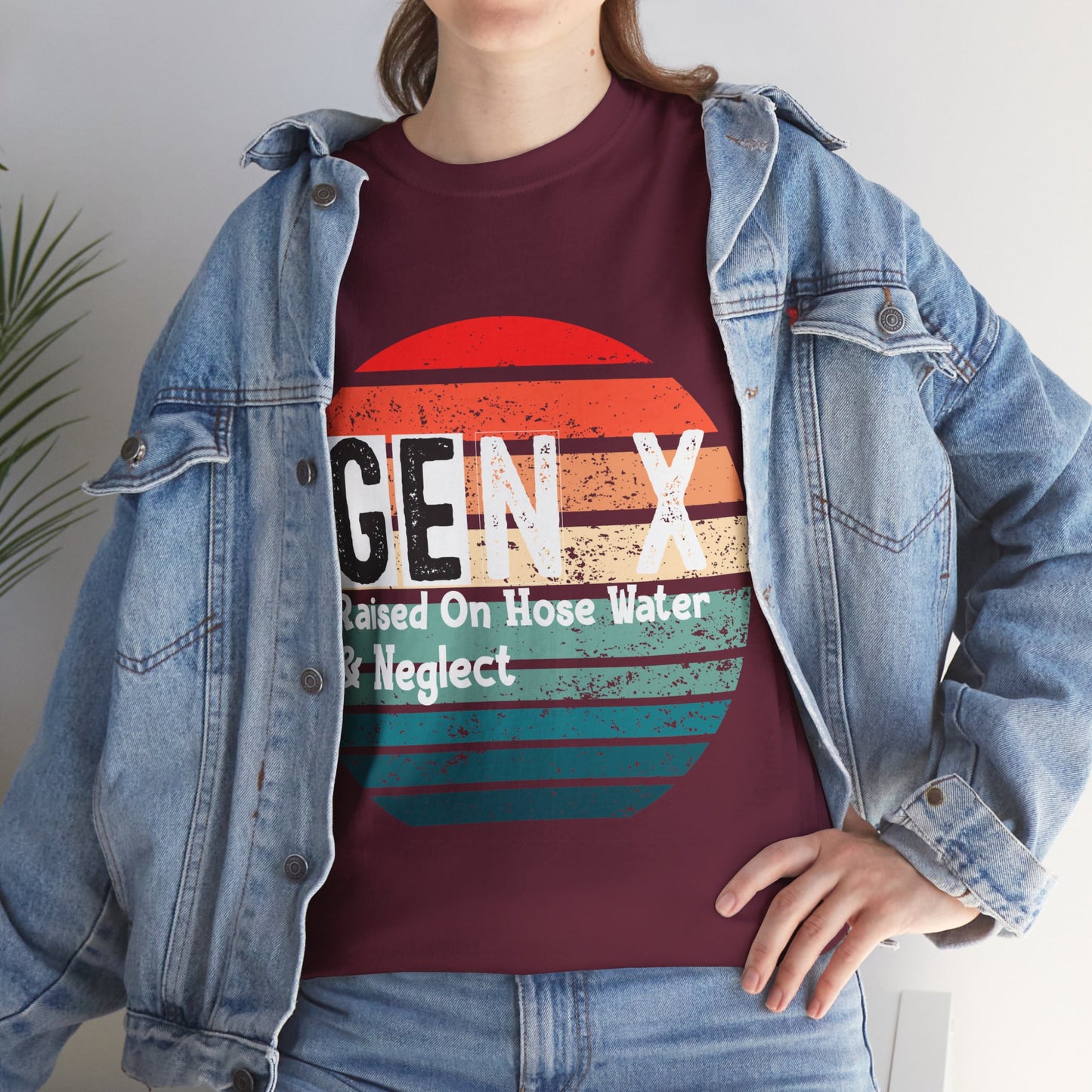 GEN X Raised On Hose Water & Neglect Tshirt Unisex Heavy Cotton