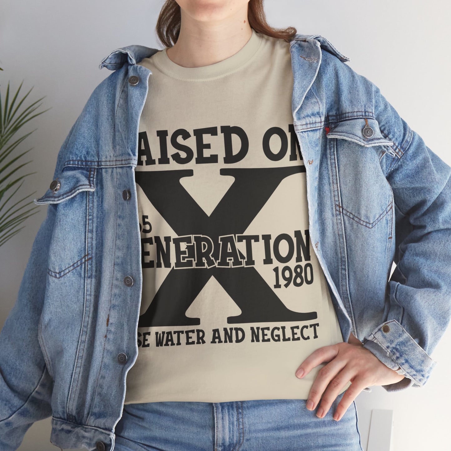 GEN X Raised On Hose Water & Neglect Tshirt Unisex Heavy Cotton