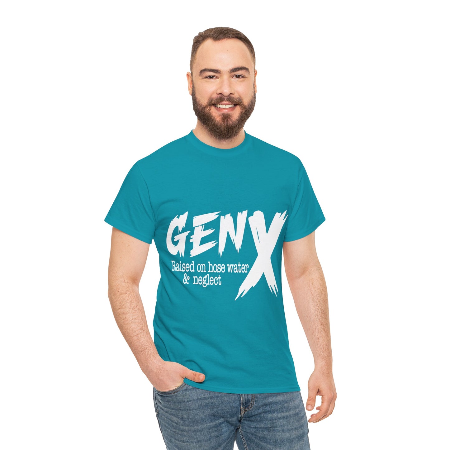 GEN X Raised On Hose Water & Neglect Tshirt Unisex Heavy Cotton
