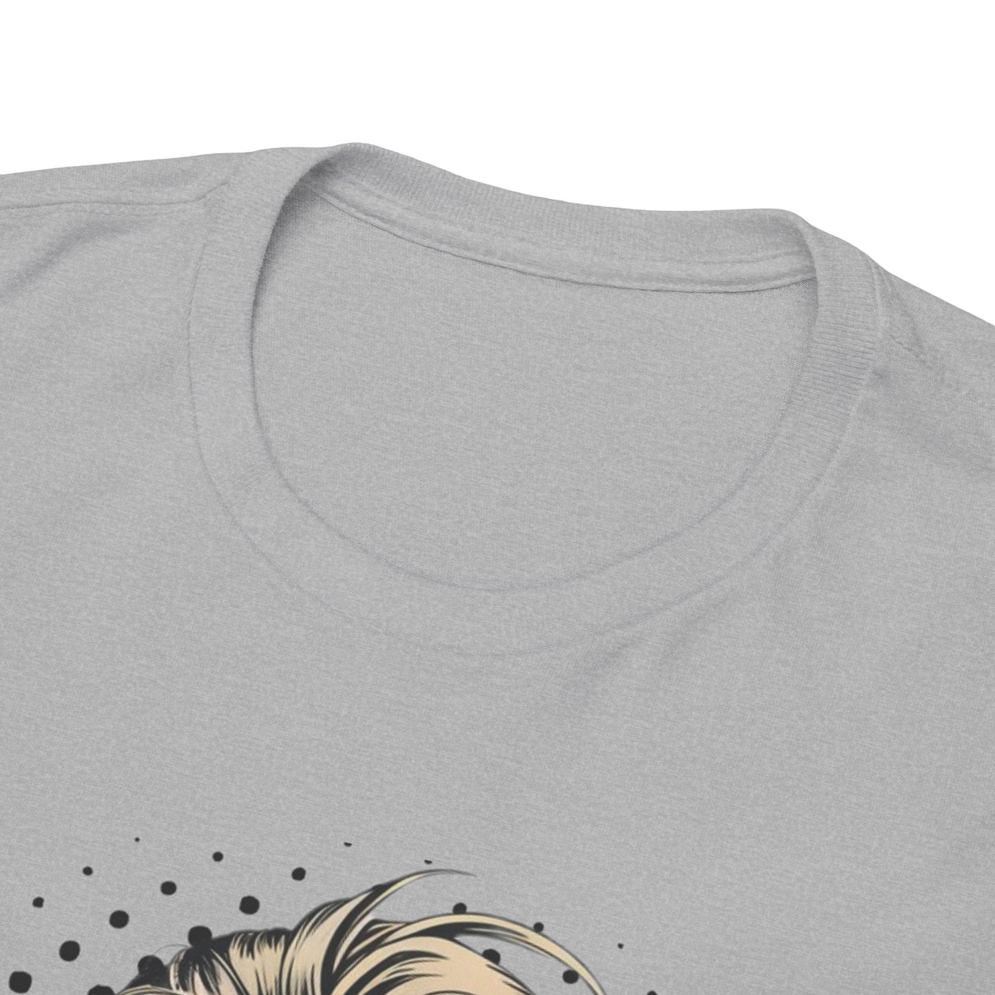 PopArt Girl Bubble Gum Bubble Tshirt unisex heavy cotton