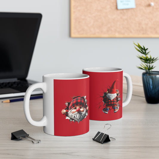 Valentine Gnome 3D Ceramic Mug 11oz