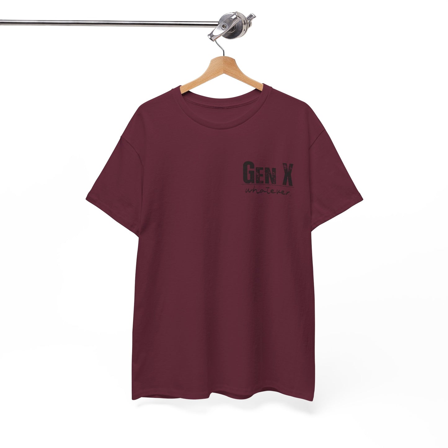 GEN X Definition Unisex Heavy Cotton T-Shirt Front & Back