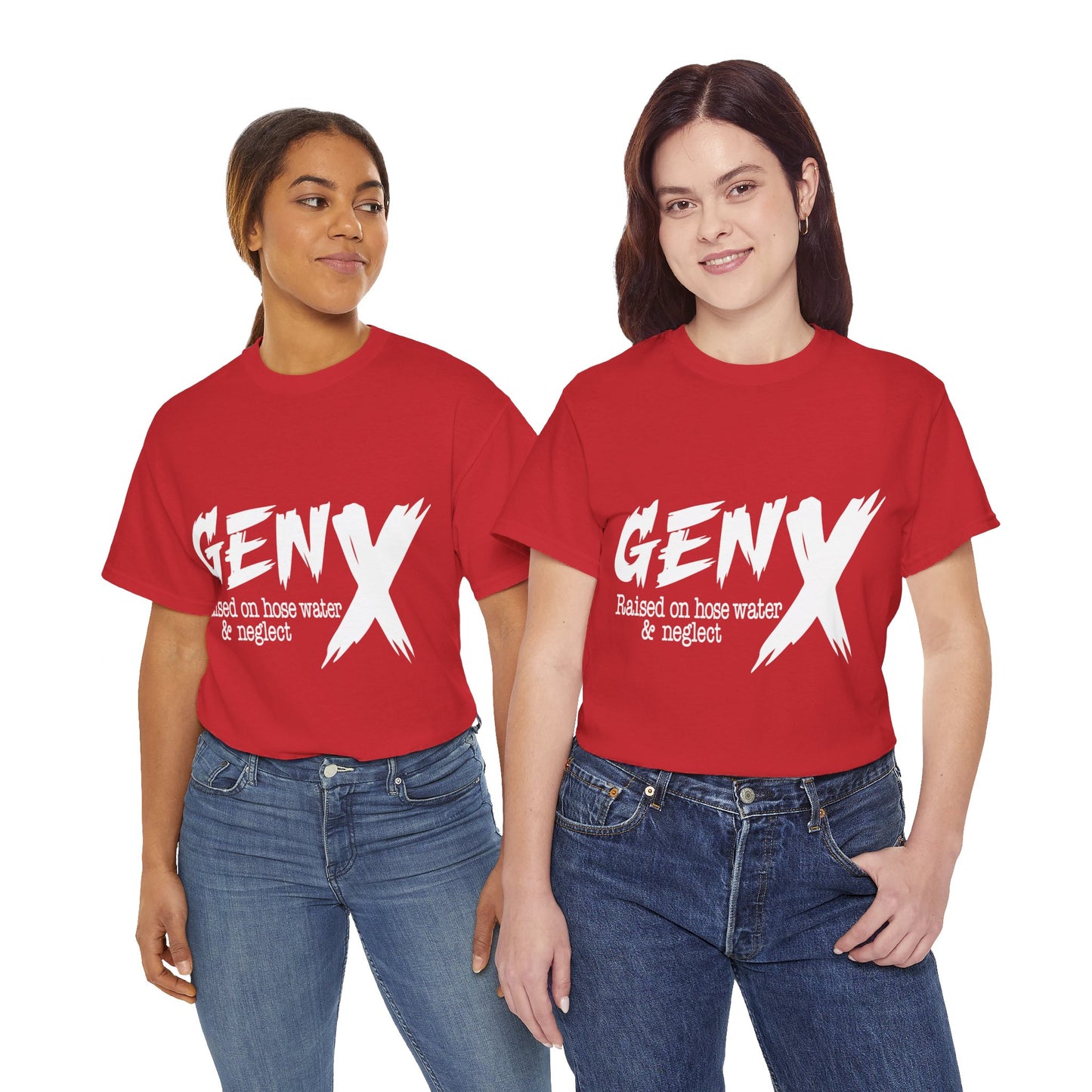 GEN X Raised On Hose Water & Neglect Tshirt Unisex Heavy Cotton