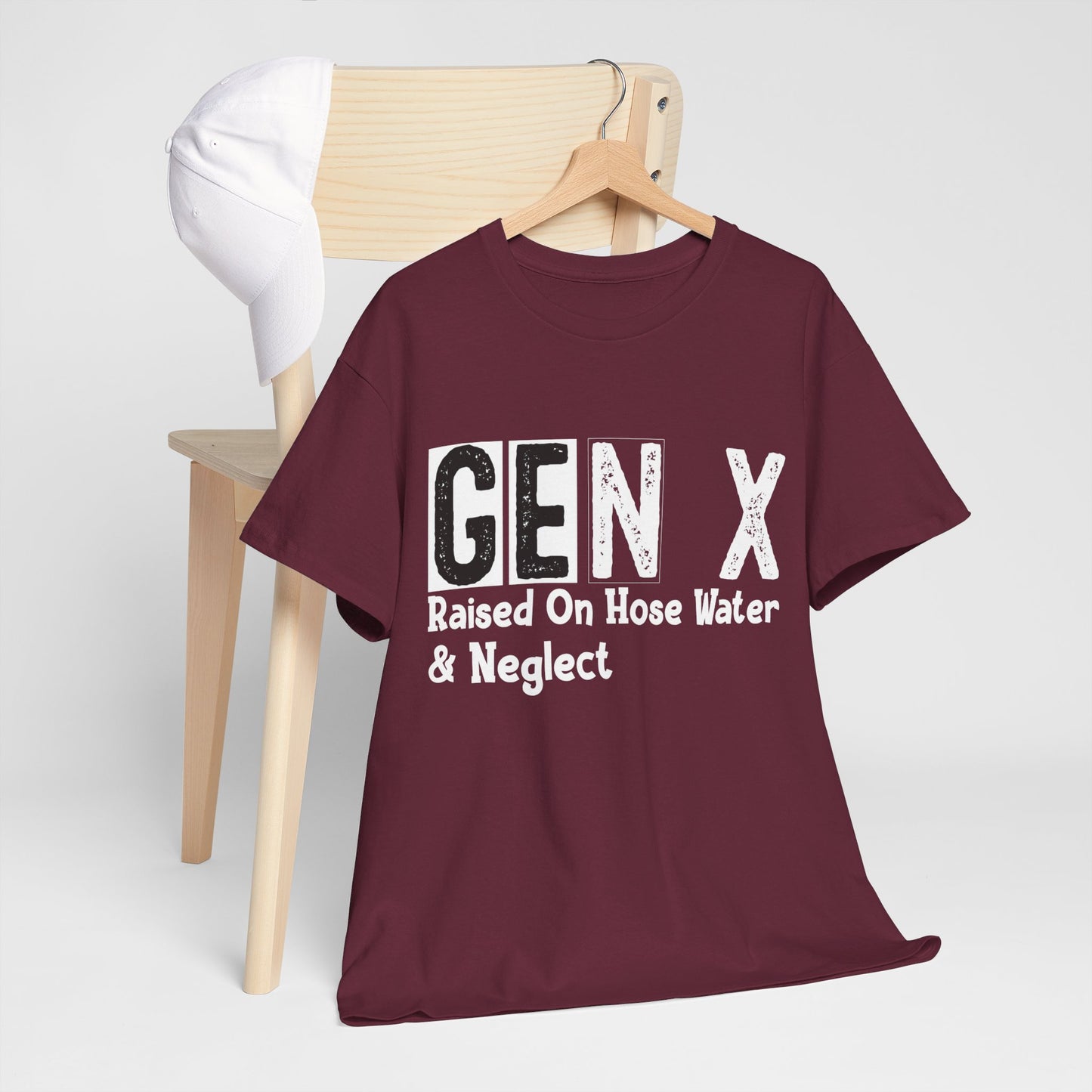 GEN X Raised On Hose Water & Neglect Tshirt Unisex Heavy Cotton