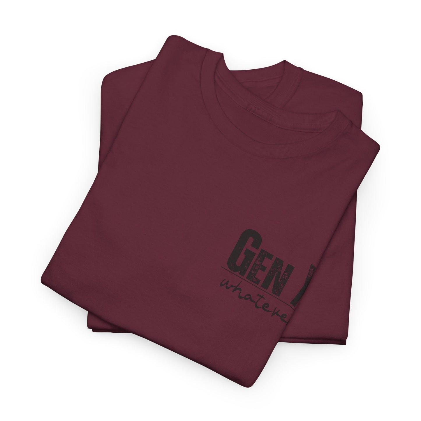 GEN X Definition Unisex Heavy Cotton T-Shirt Front & Back