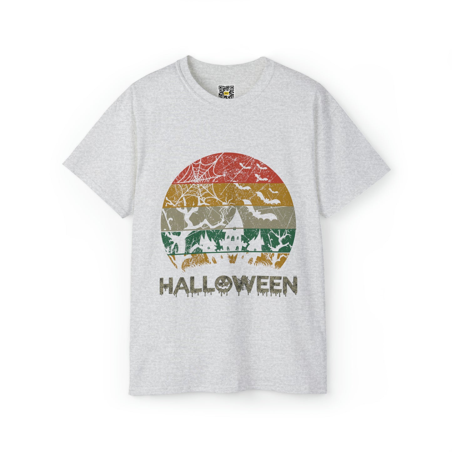 Retro Halloween Spooky House Unisex Ultra Cotton Tee