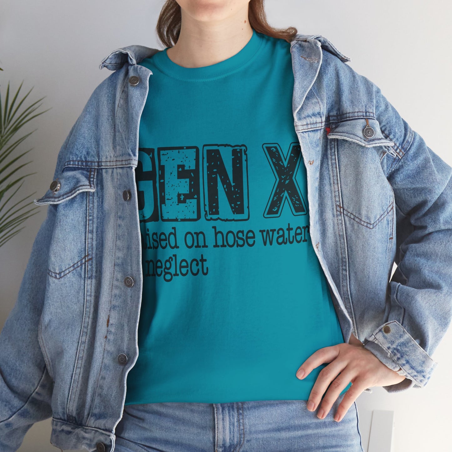 GEN X Raised On Hose Water & Neglect Tshirt Unisex Heavy Cotton