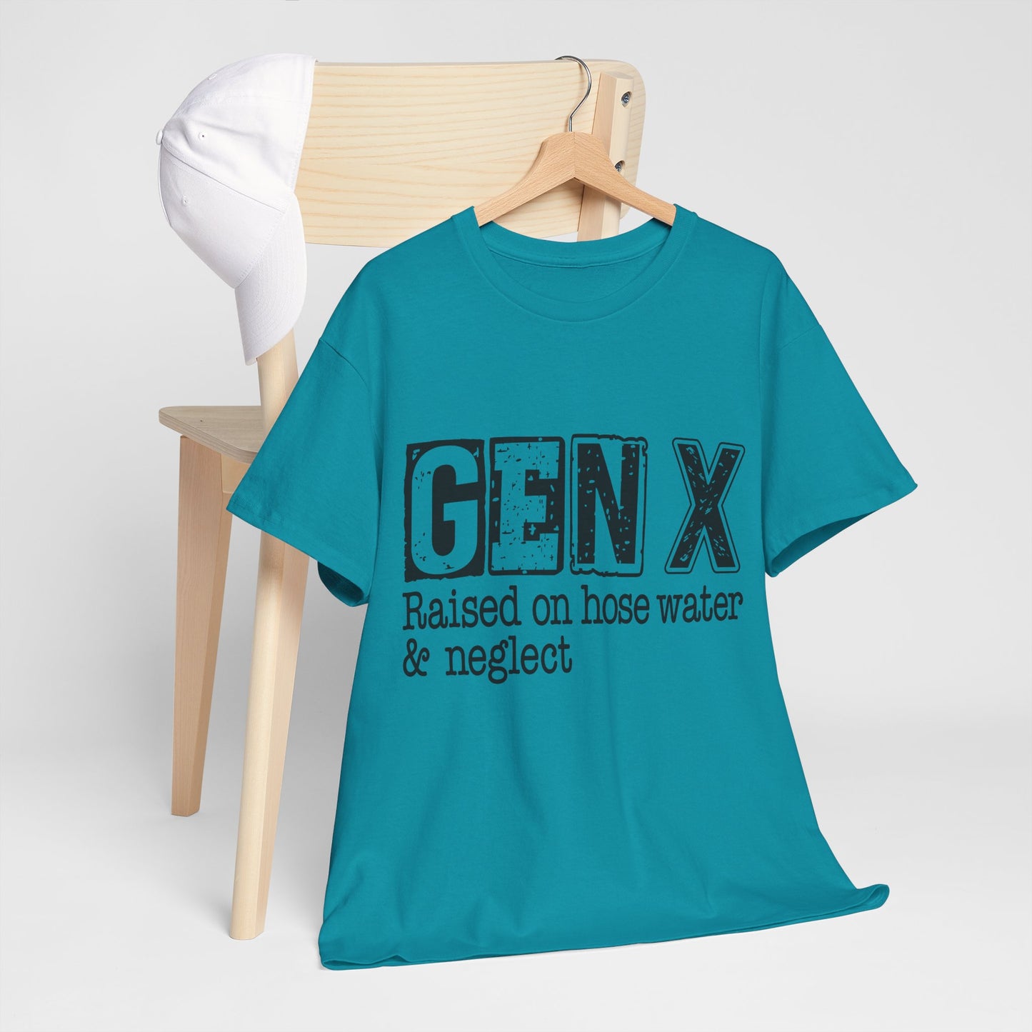 GEN X Raised On Hose Water & Neglect Tshirt Unisex Heavy Cotton