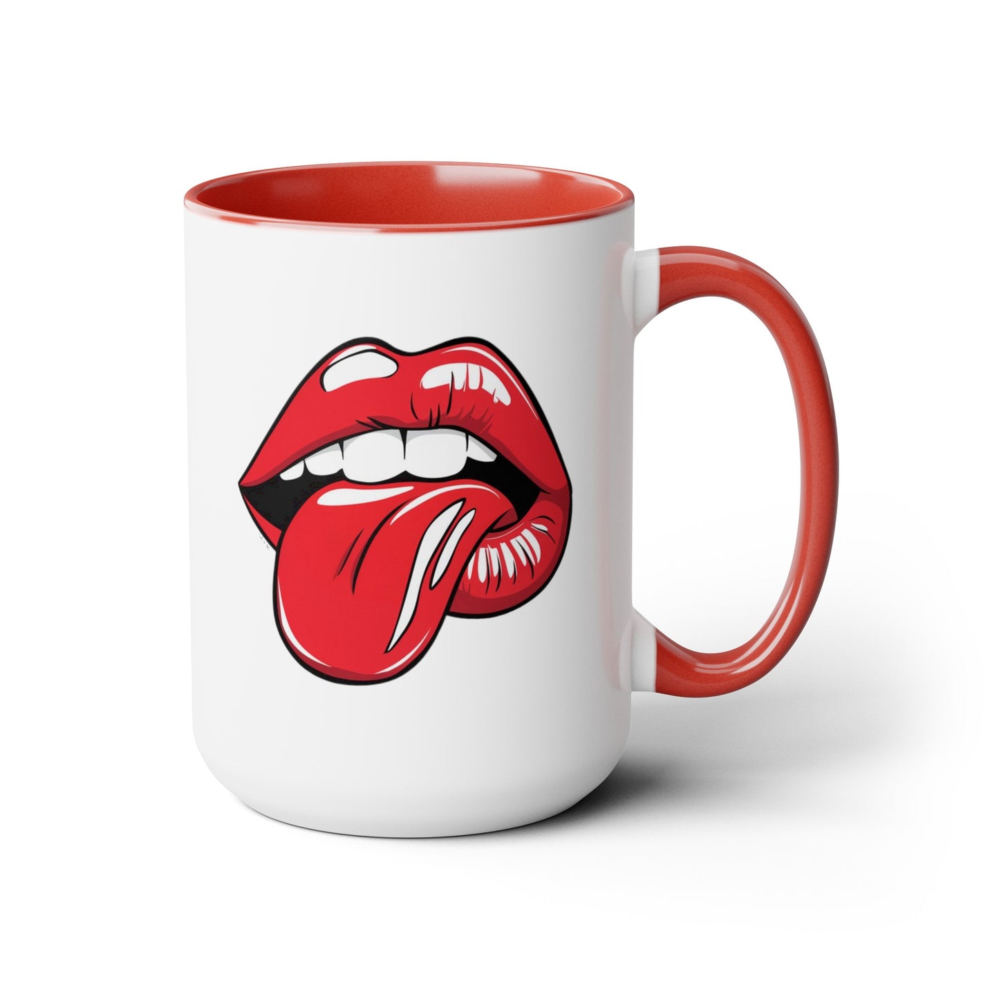 PopArt Lips and Tounge15oz Coffee Mug