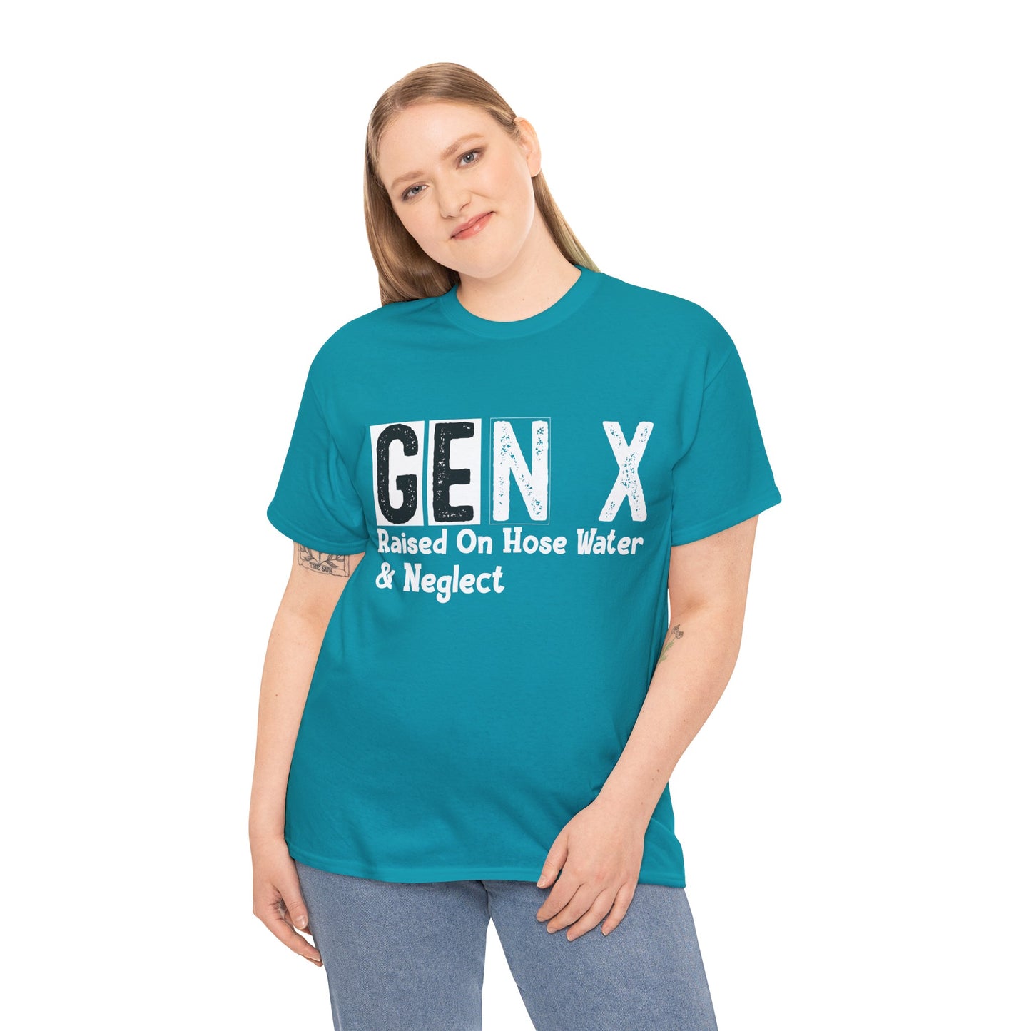 GEN X Raised On Hose Water & Neglect Tshirt Unisex Heavy Cotton