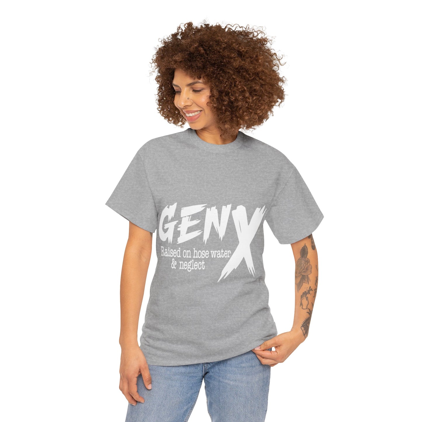 GEN X Raised On Hose Water & Neglect Tshirt Unisex Heavy Cotton