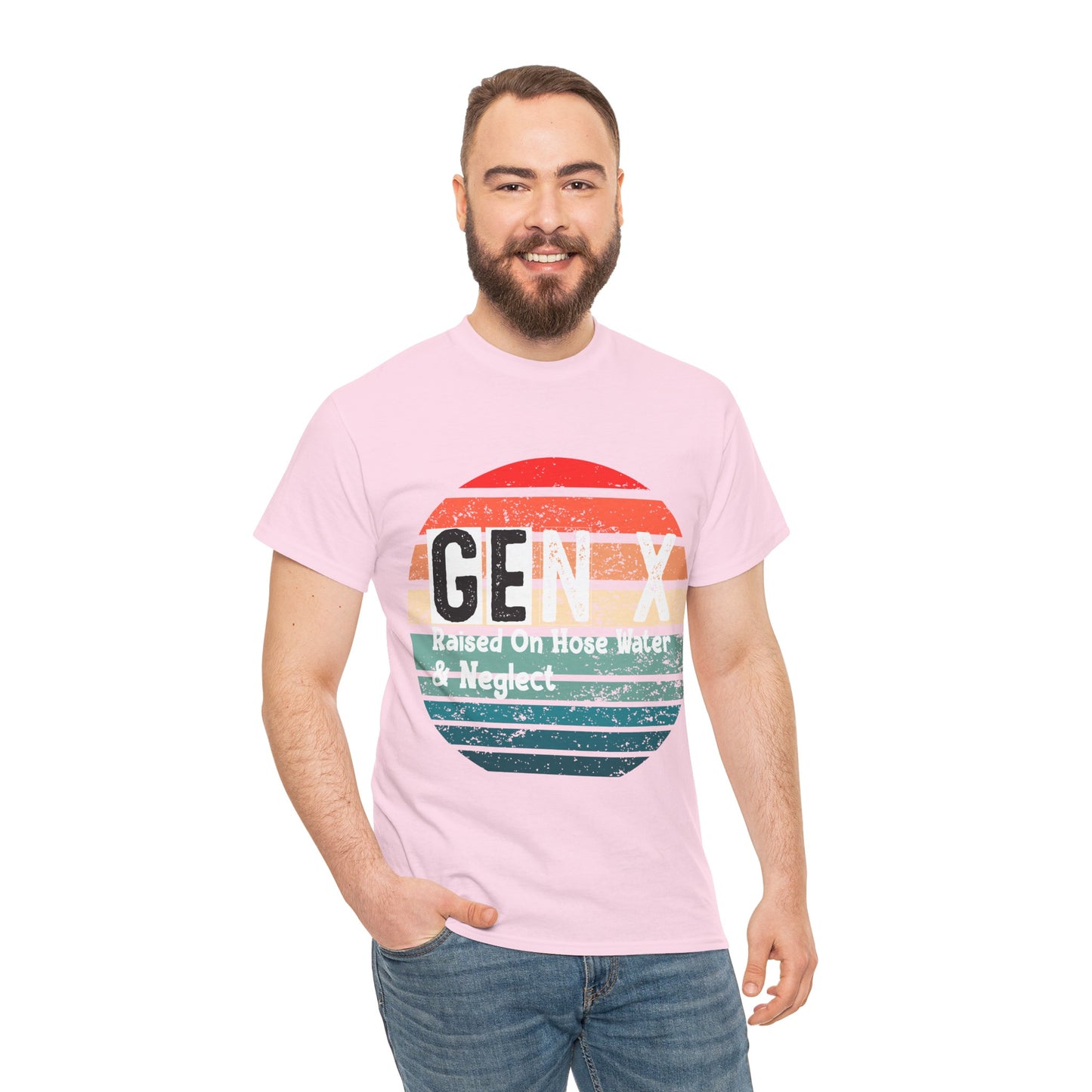 GEN X Raised On Hose Water & Neglect Tshirt Unisex Heavy Cotton
