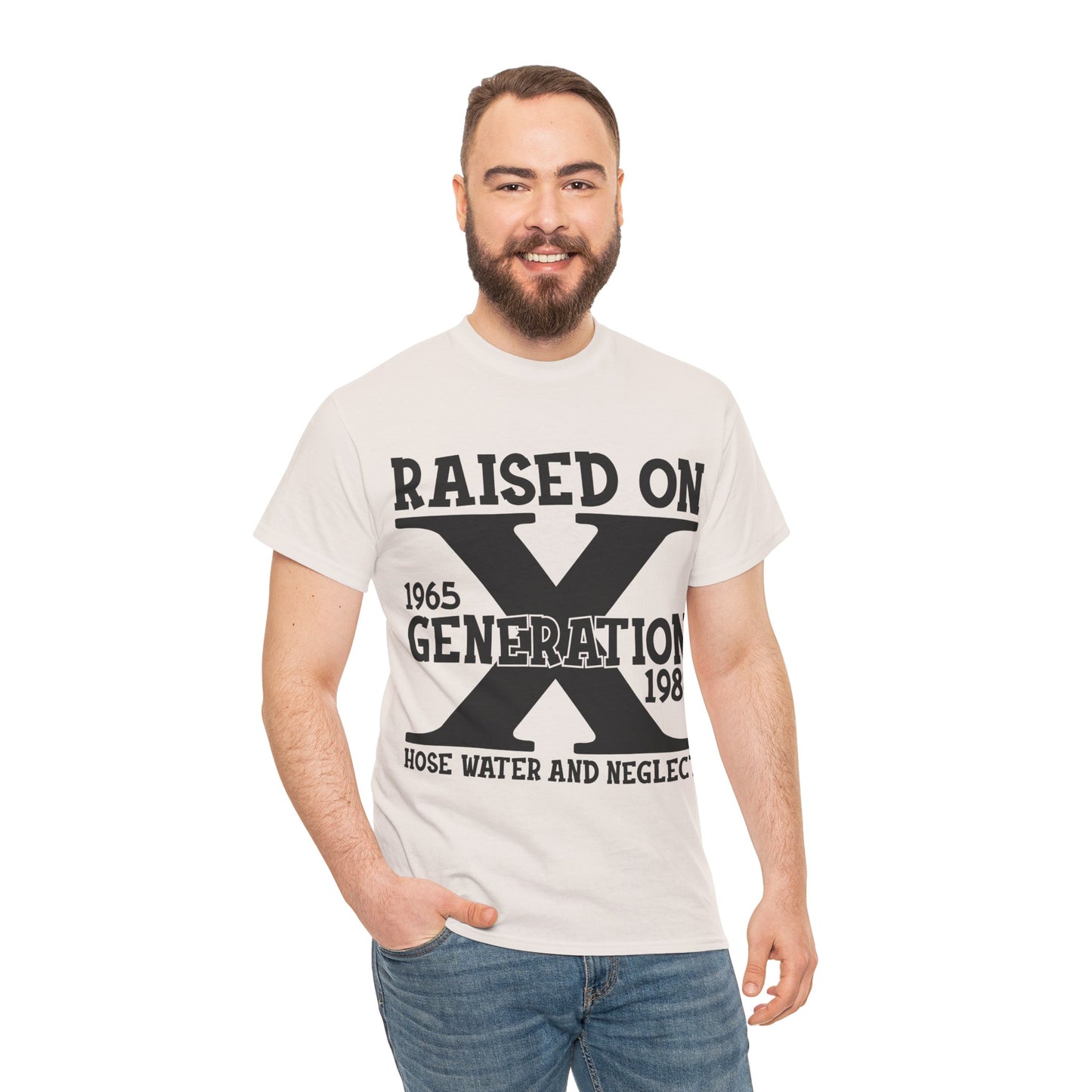 GEN X Raised On Hose Water & Neglect Tshirt Unisex Heavy Cotton