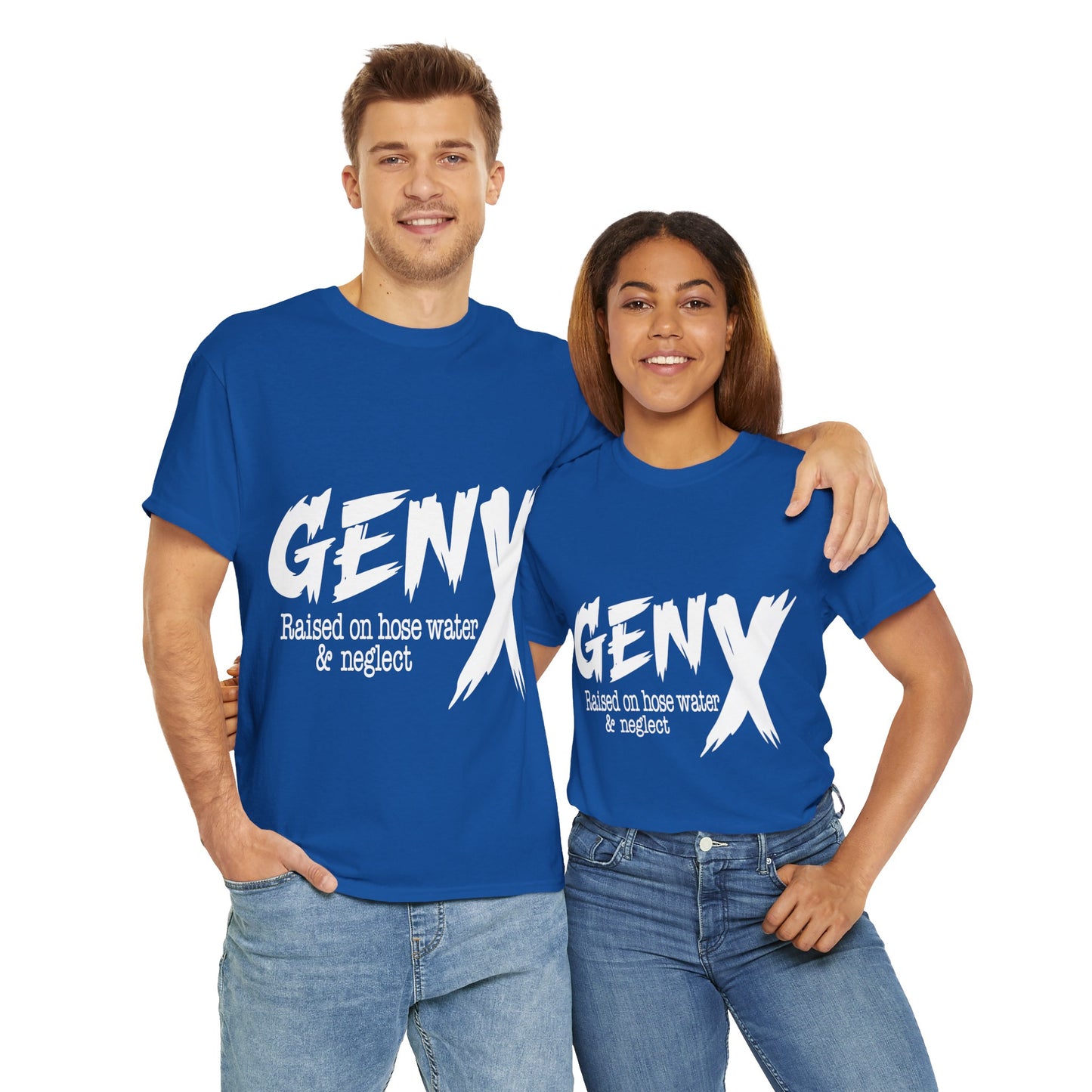 GEN X Raised On Hose Water & Neglect Tshirt Unisex Heavy Cotton