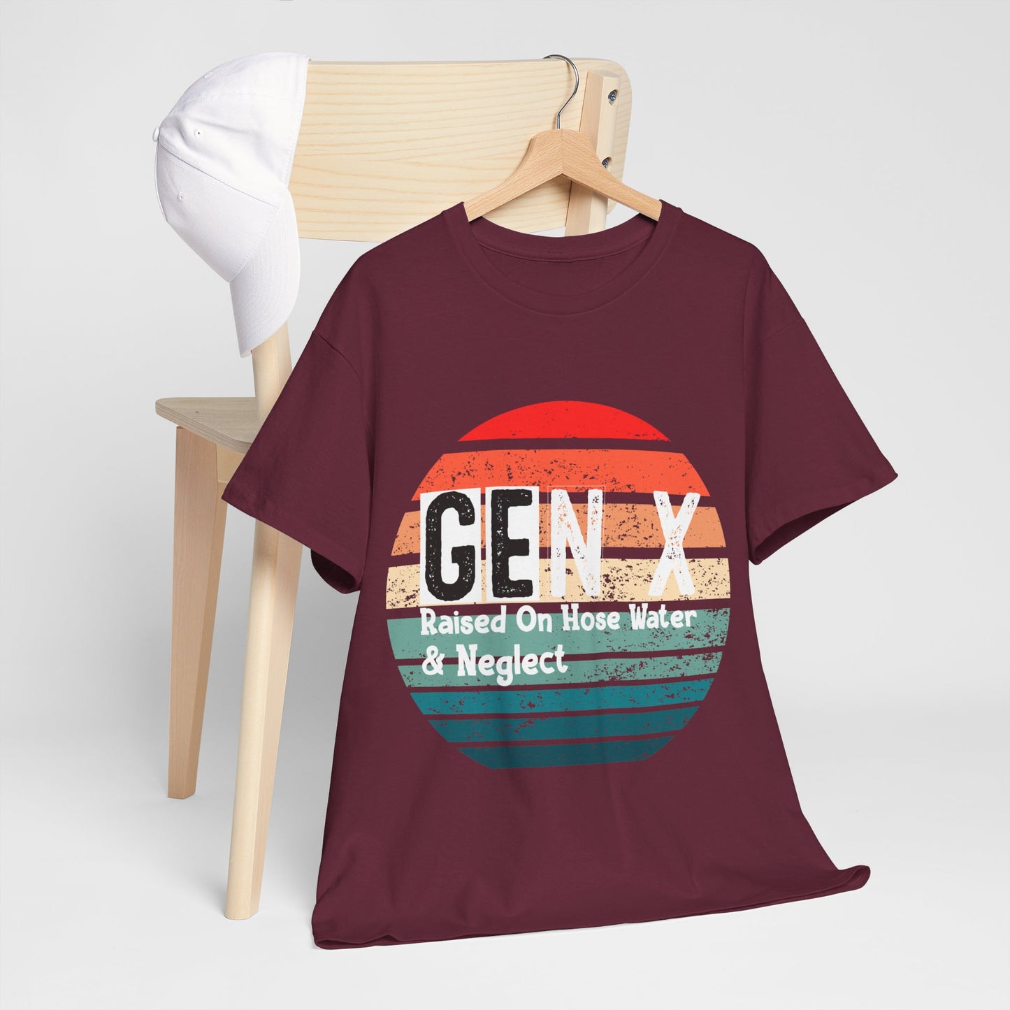 GEN X Raised On Hose Water & Neglect Tshirt Unisex Heavy Cotton