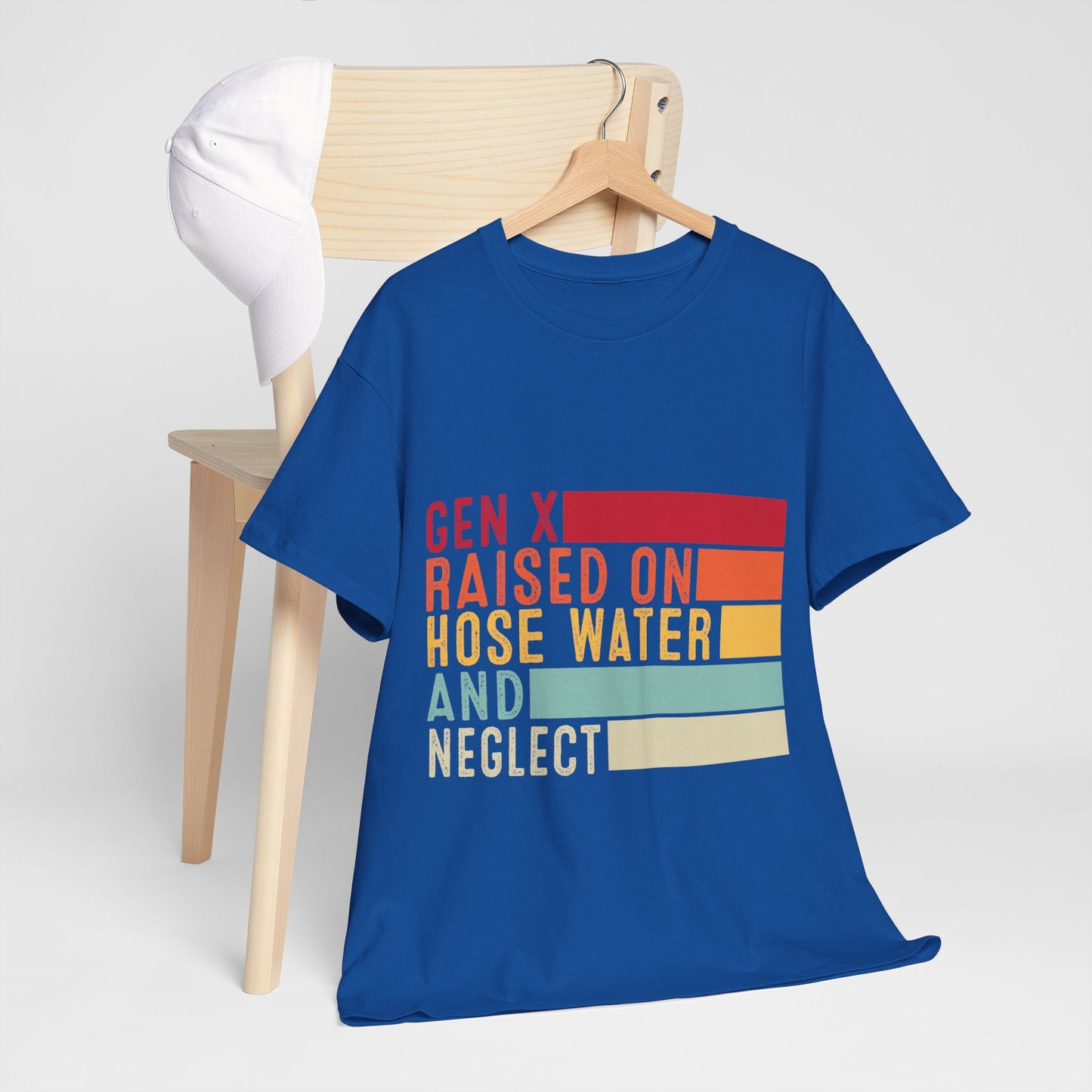 GEN X Raised On Hose Water & Neglect Tshirt Unisex Heavy Cotton