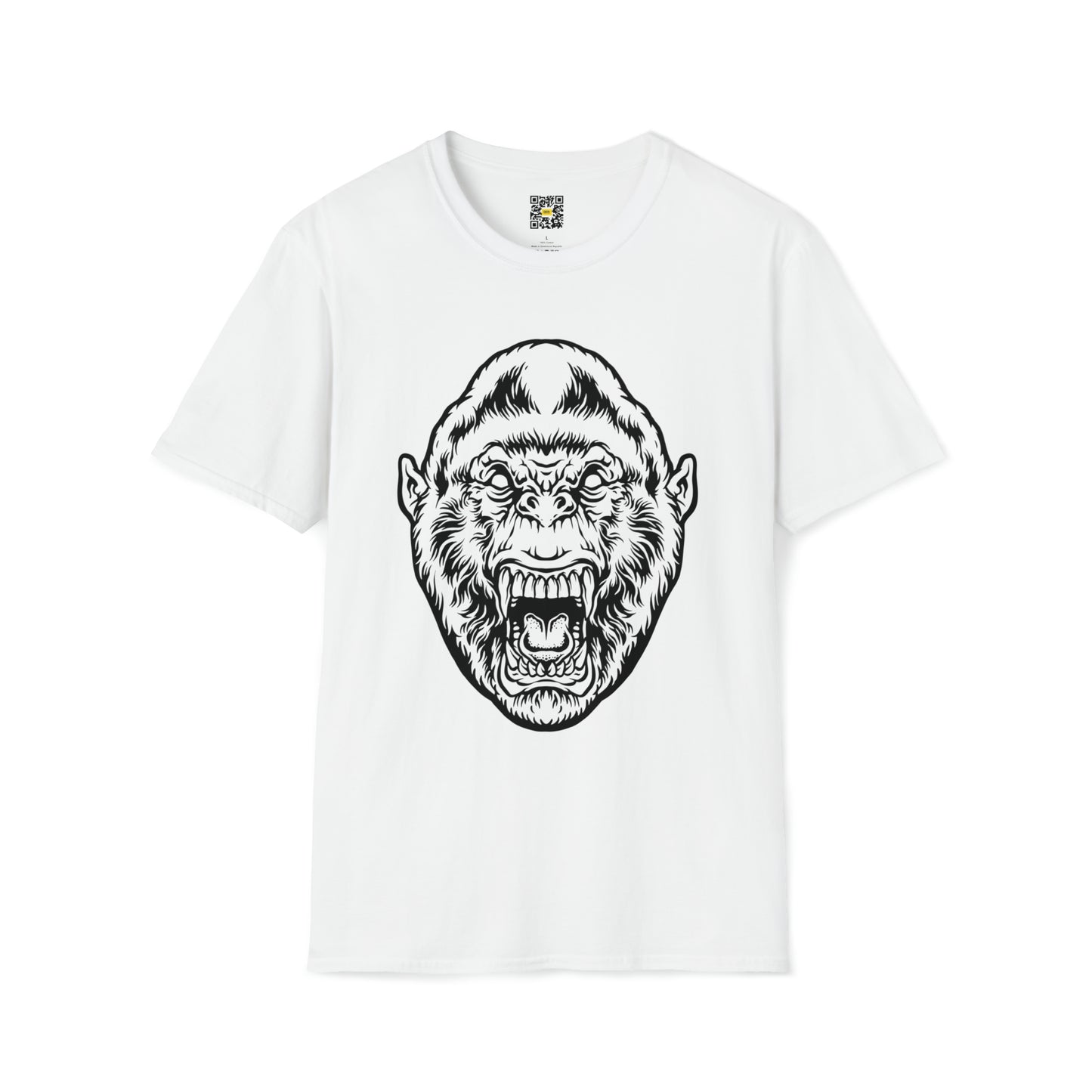 Angry Beast Gorilla Head T-Shirt Jungle Zoo Amazon Animals