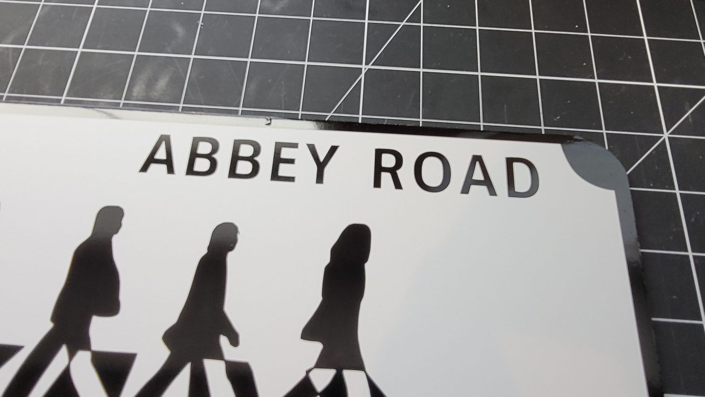The Beatles Street Sign 6" X 24" Man Cave Indoor/Outdoor Abbey Road